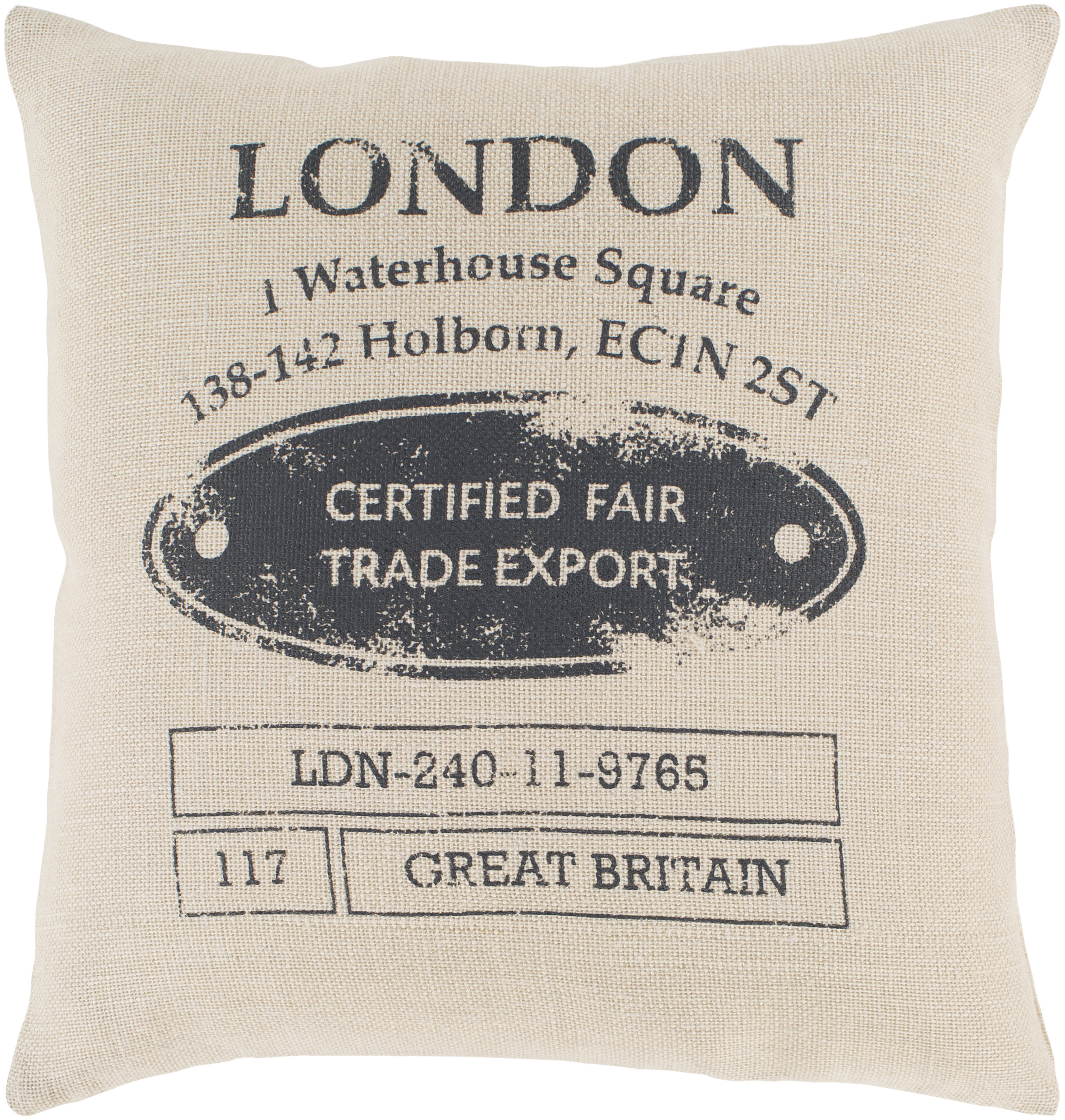 Circa CIR-007 20"L x 20"W Pillow Cover - Surya
