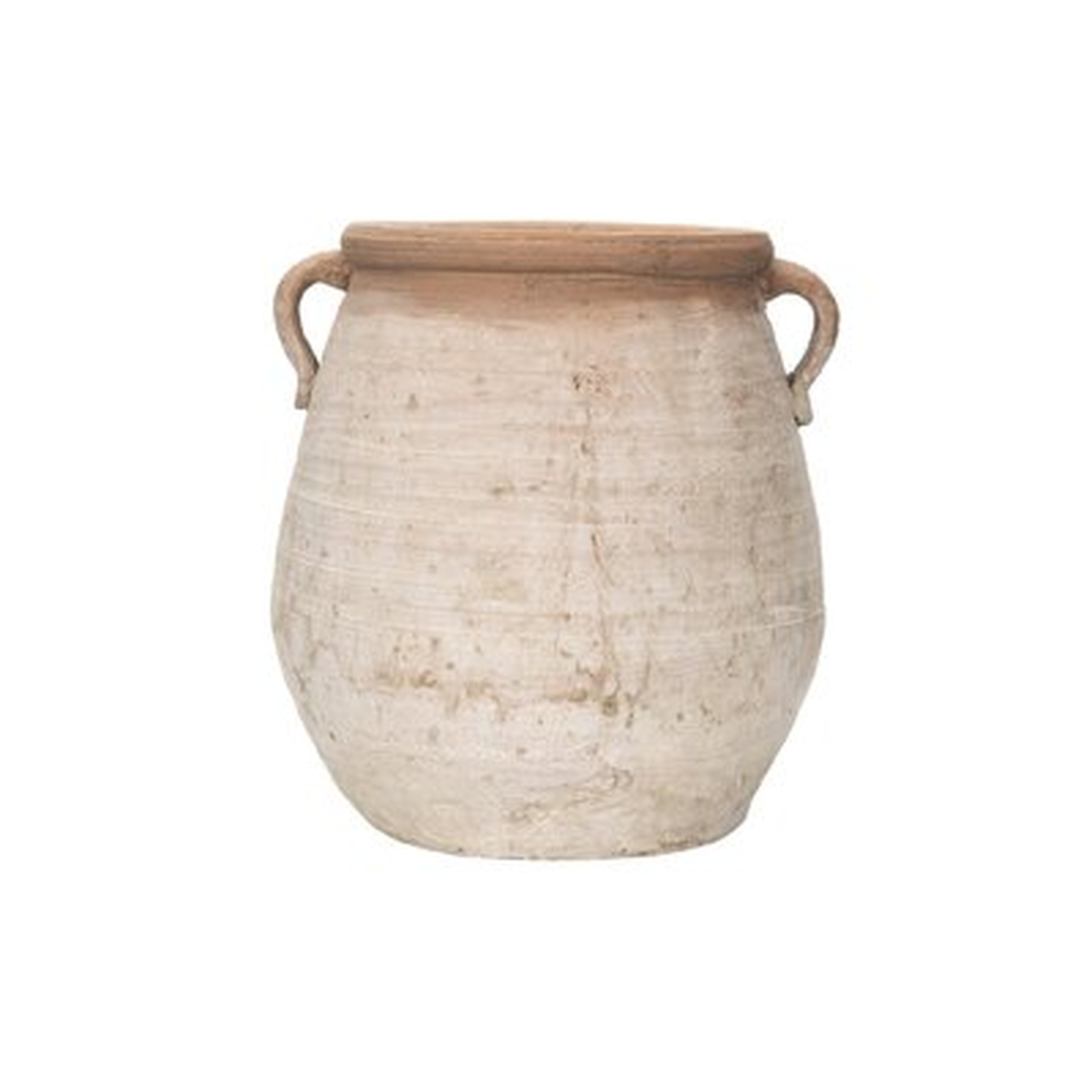 Poteet Large Terracotta Table Vase - Wayfair