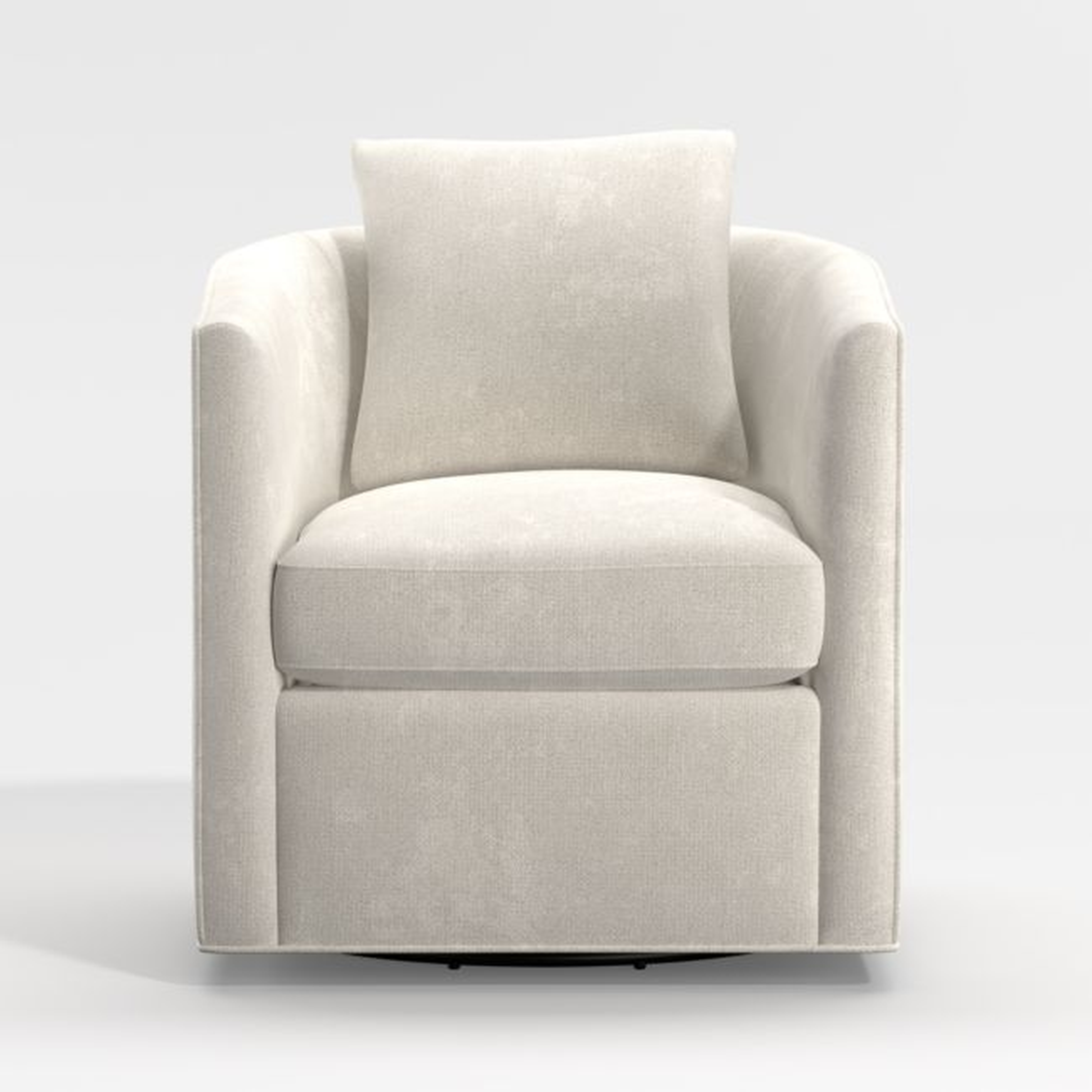 Drew Small Swivel Accent Chair - Crate and Barrel