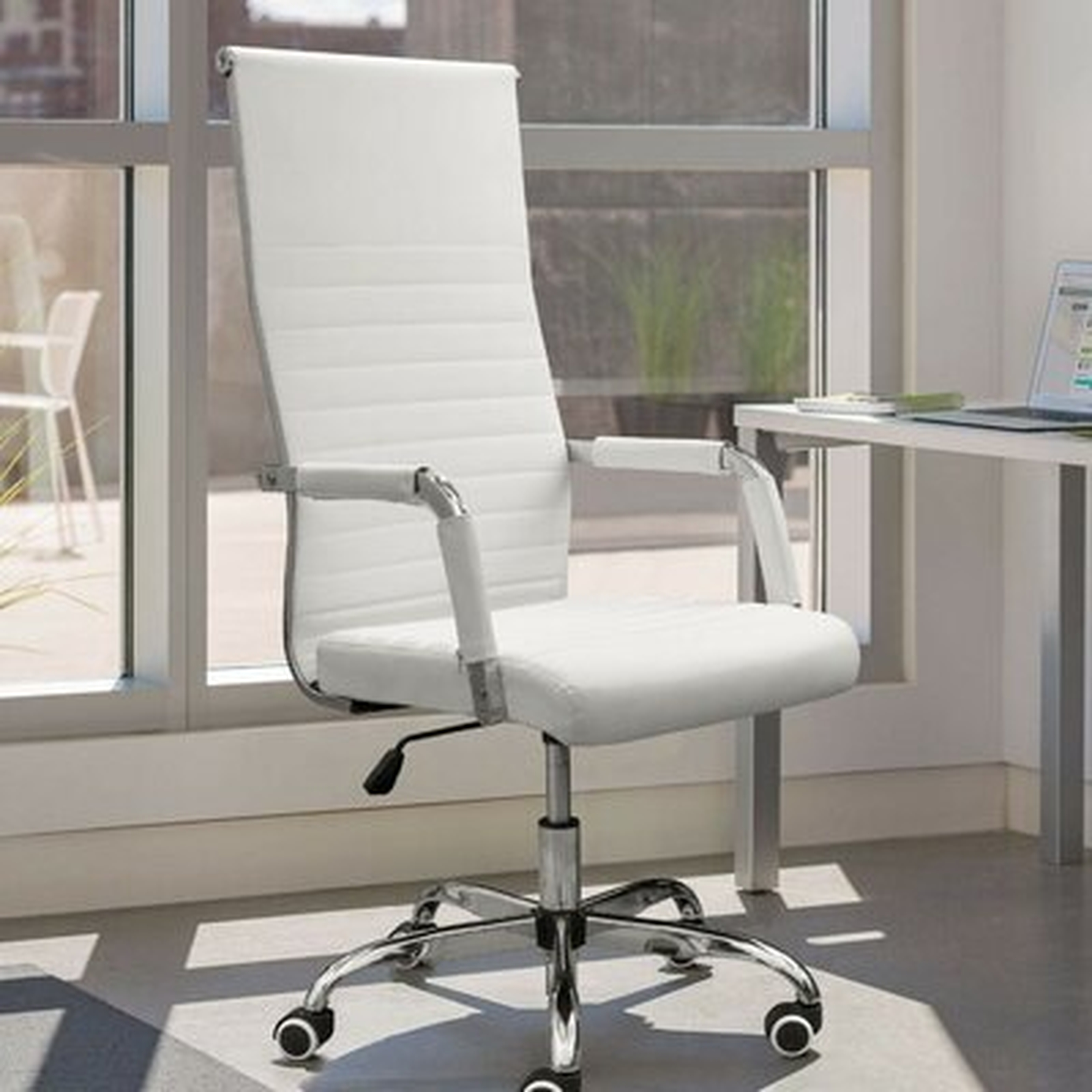 Clelia High-Back Ribbed Conference Chair - Wayfair
