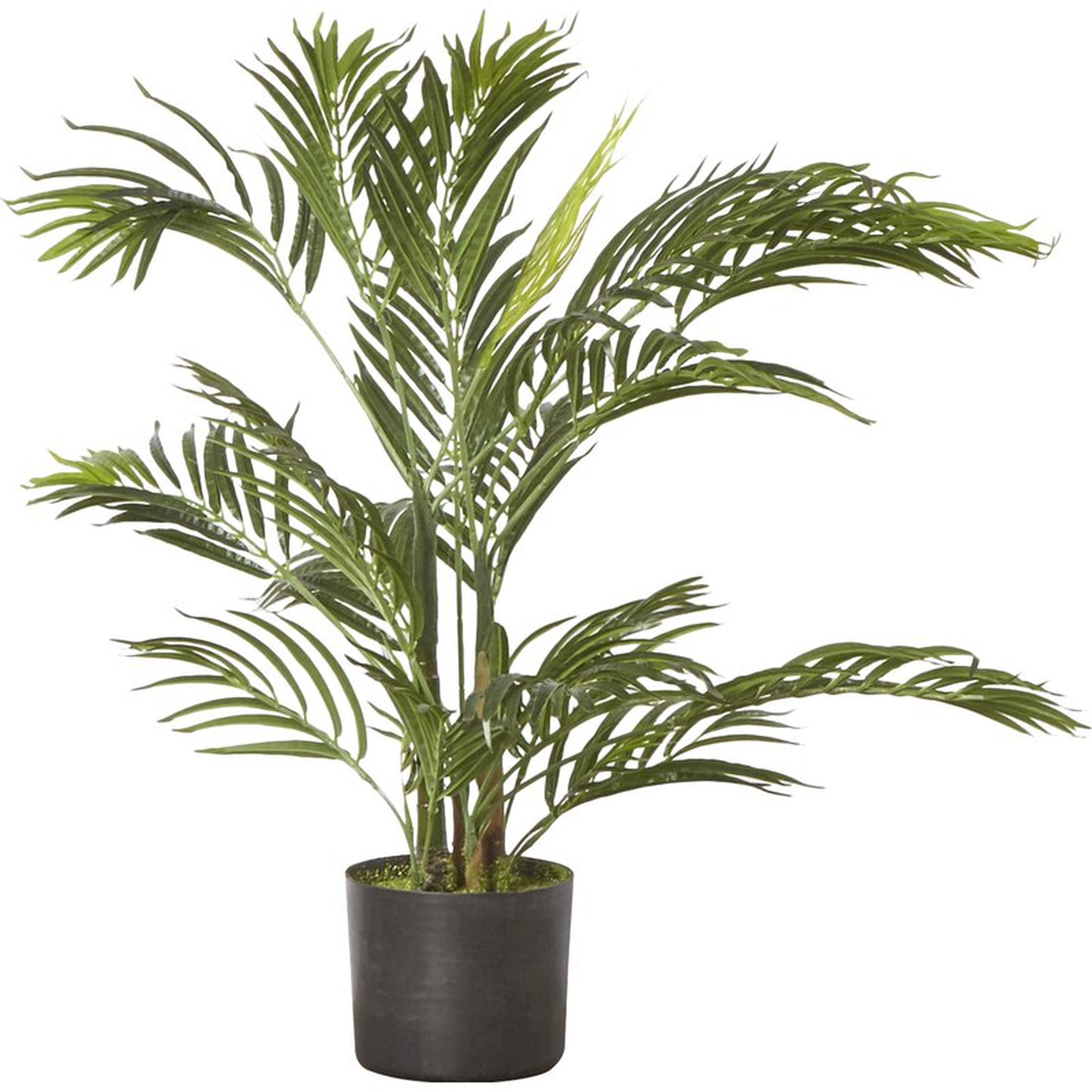 Faux Areca Palm Tree Floor Plant, 30" - Wayfair