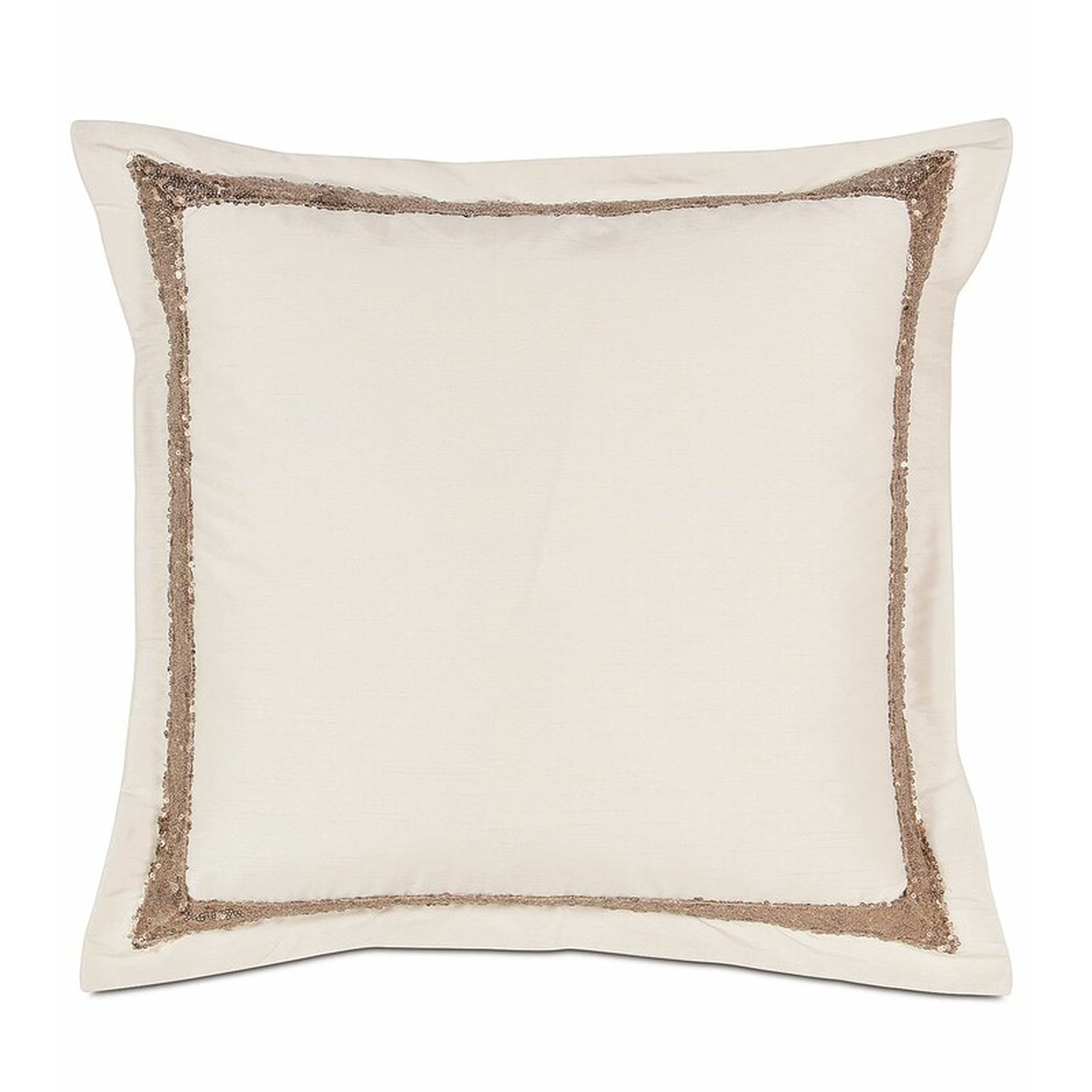 Eastern Accents Halo Sequin Border Throw Pillow Cover & Insert - Perigold