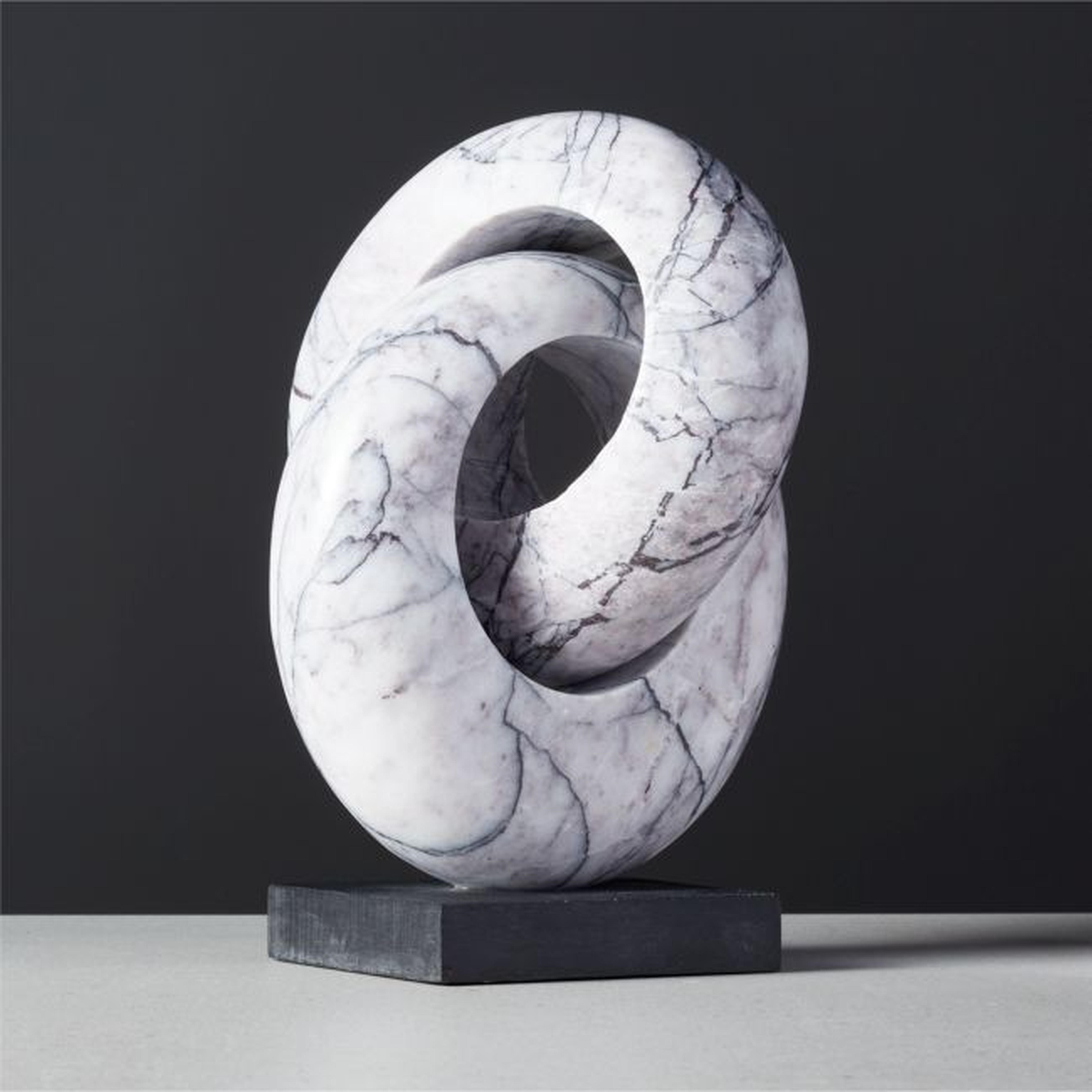 Don't Get It Twisted Marble Decorative Object by Jennifer Fisher - CB2
