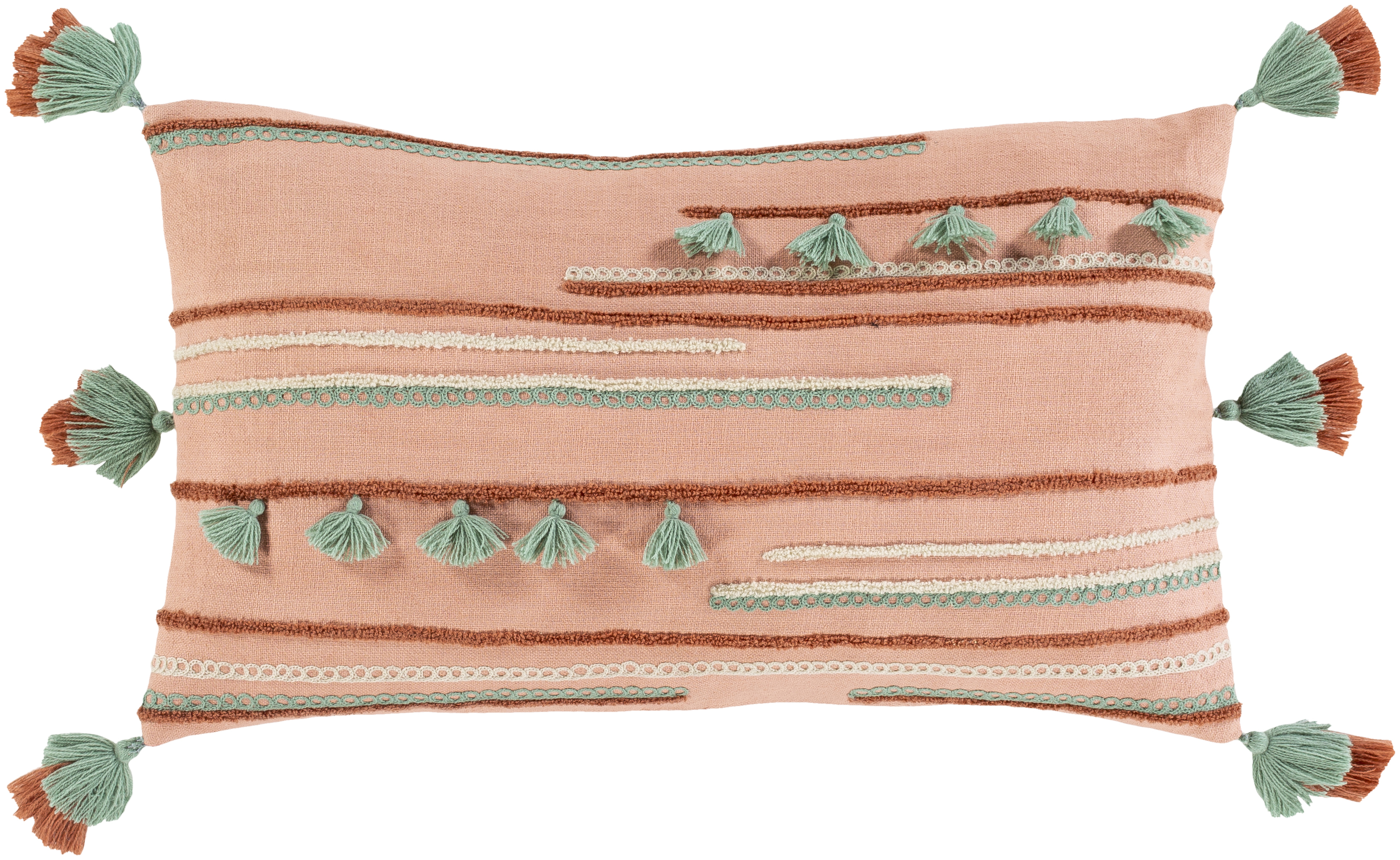 Byron Bay Throw Pillow, Small, with down insert - Surya