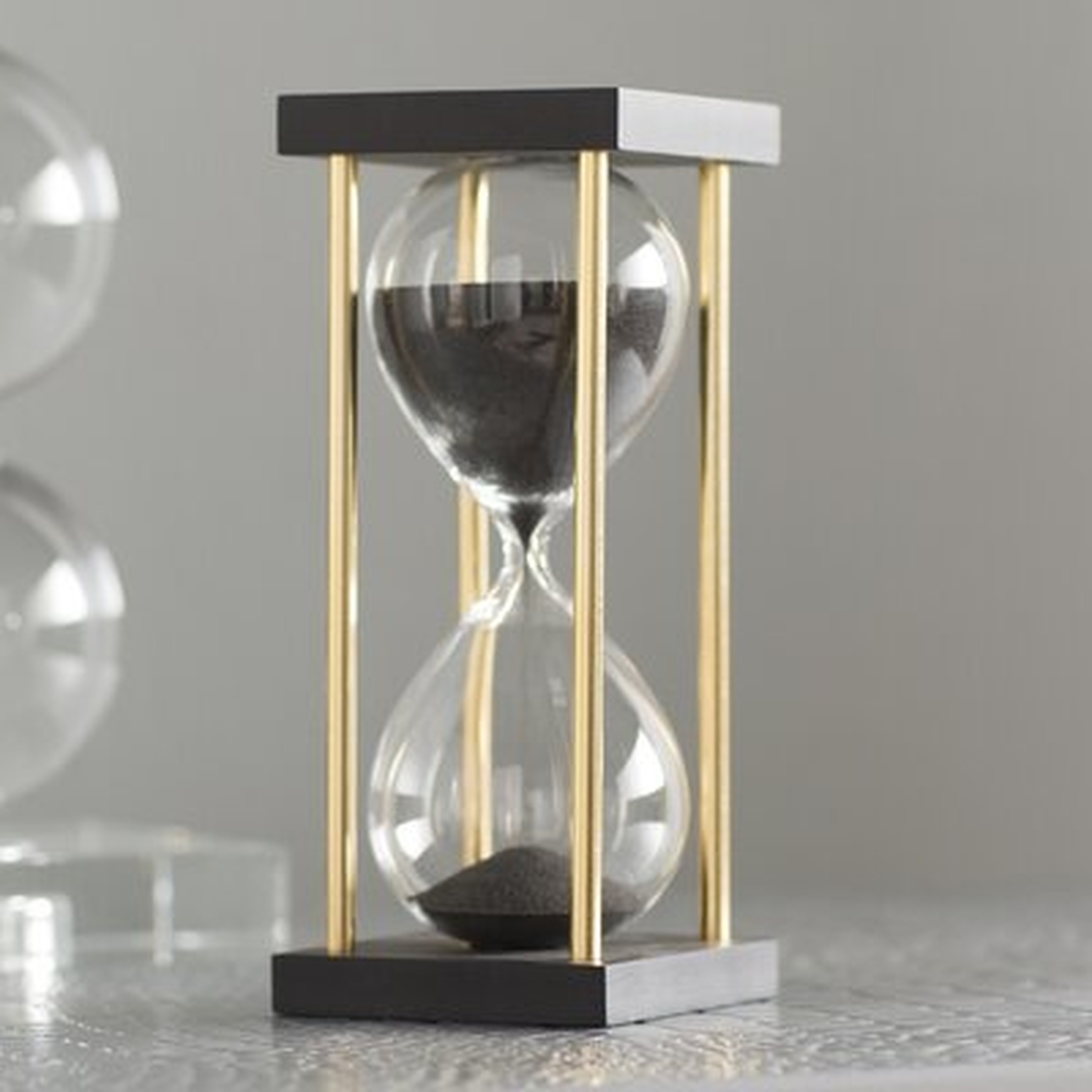 Harold Hand-crafted MDF Hourglass in Stand - Wayfair