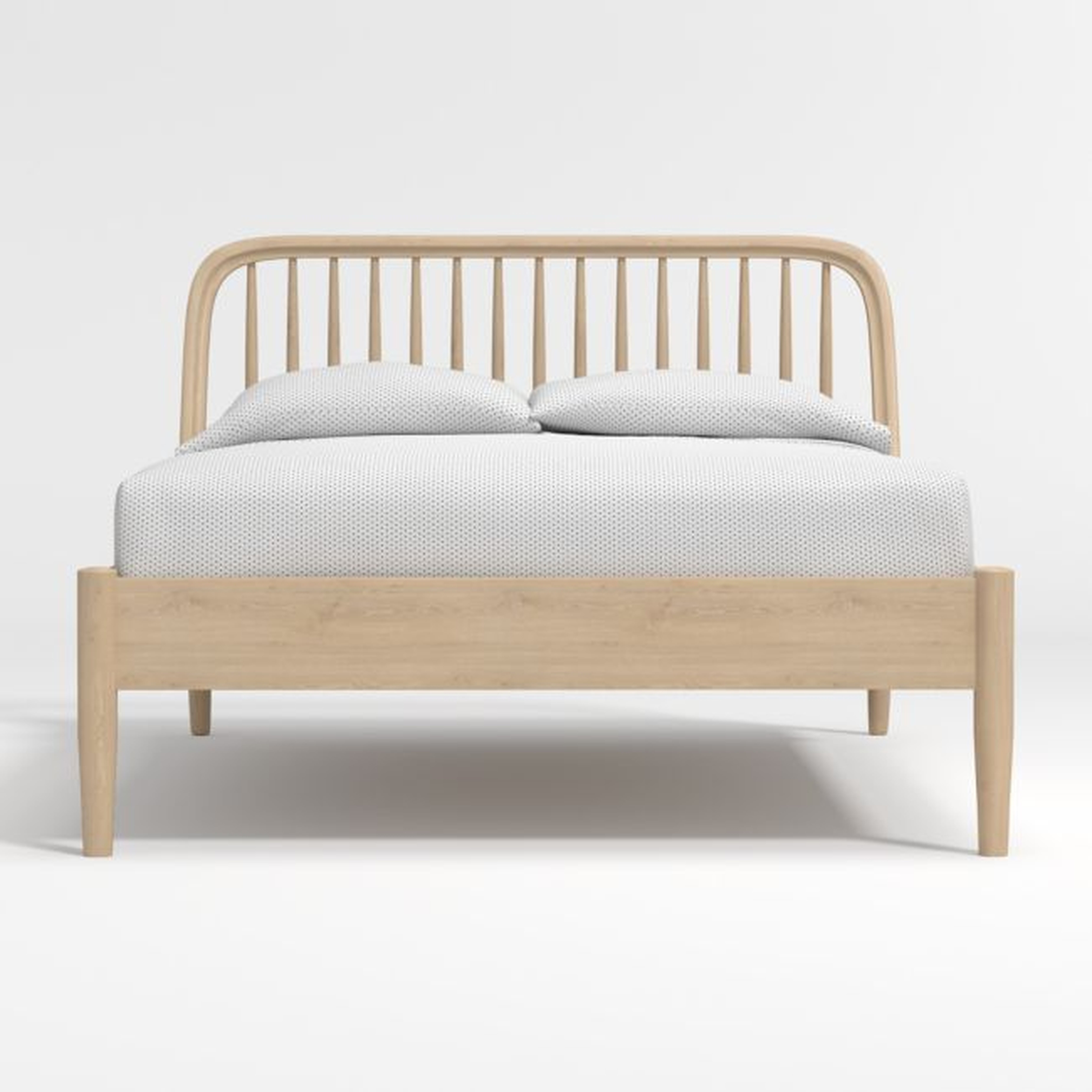 Bodie Oak Spindle Full Bed - Crate and Barrel