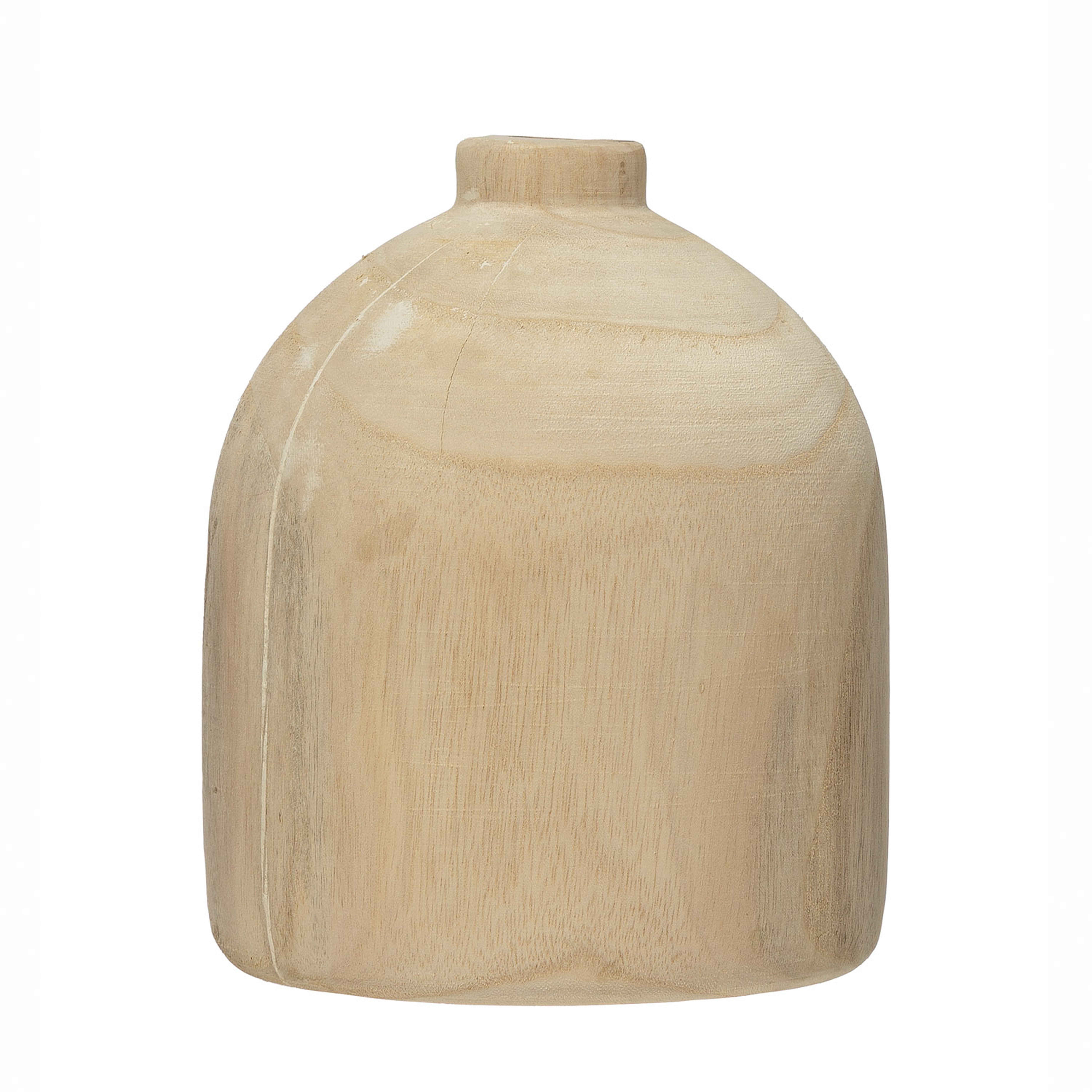Decorative Paulownia Wood Vase - Nomad Home