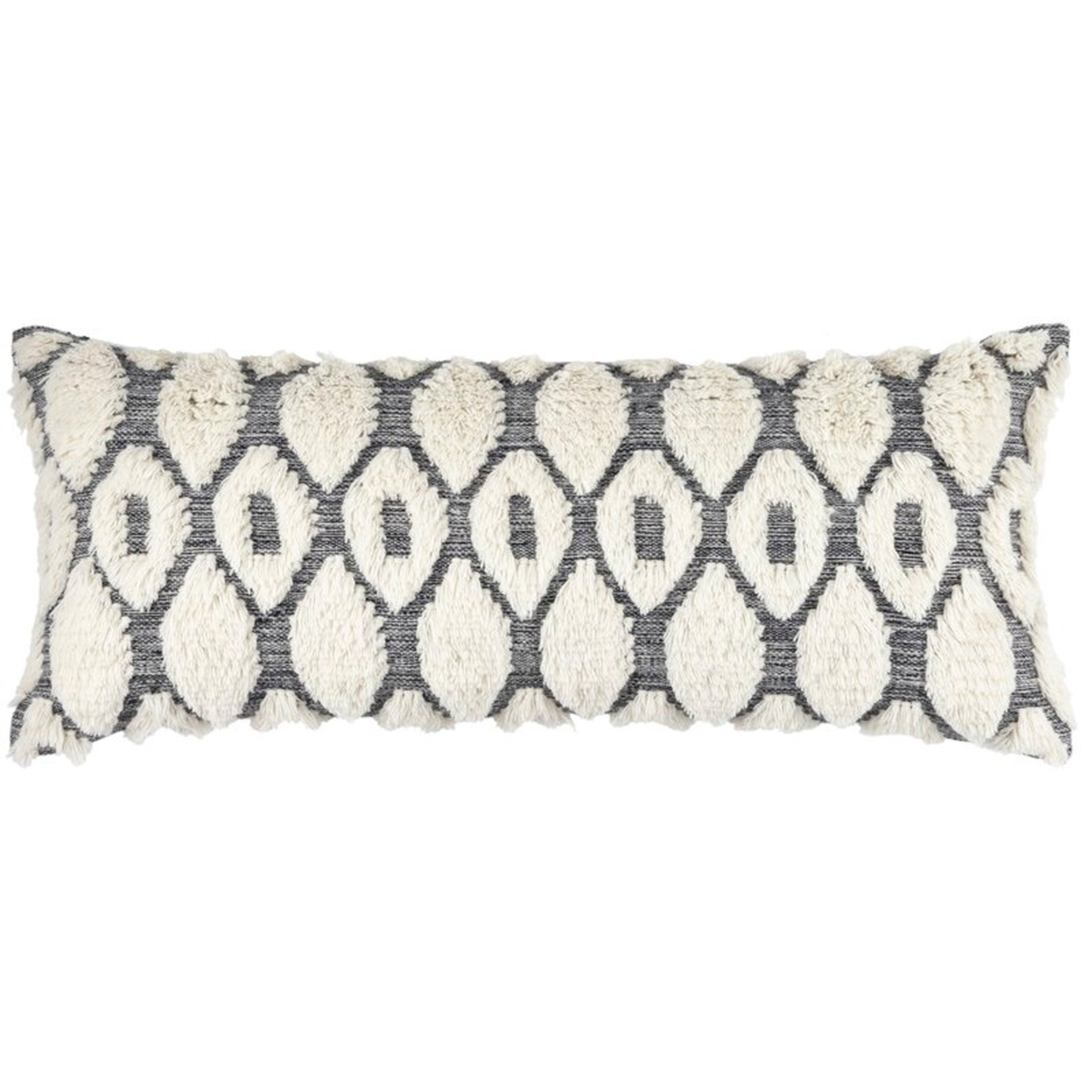 Pine Cone Hill Wool Geometric Lumbar Pillow - Perigold