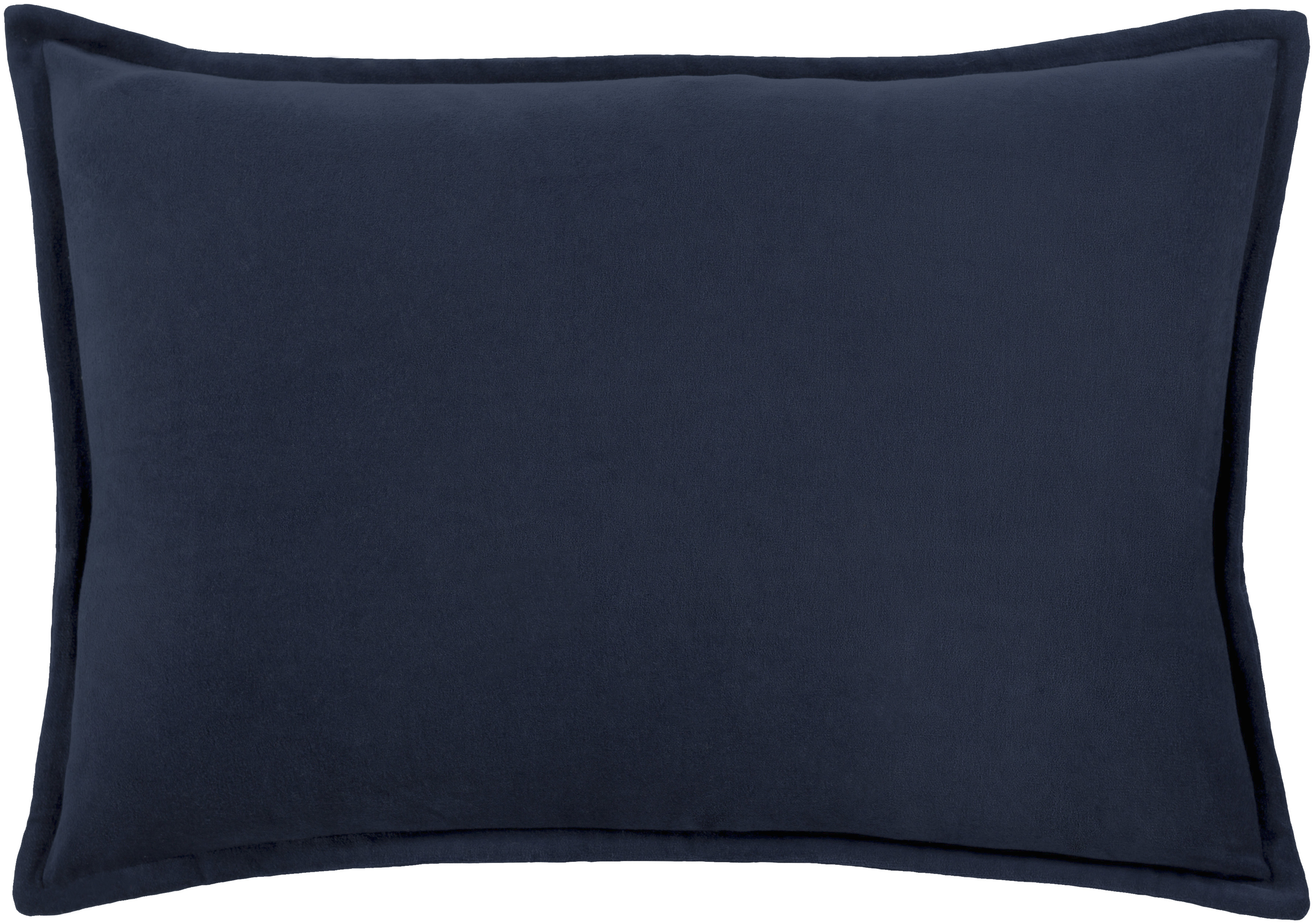 Cotton Velvet Throw Pillow, 18" x 18", with down insert - Surya
