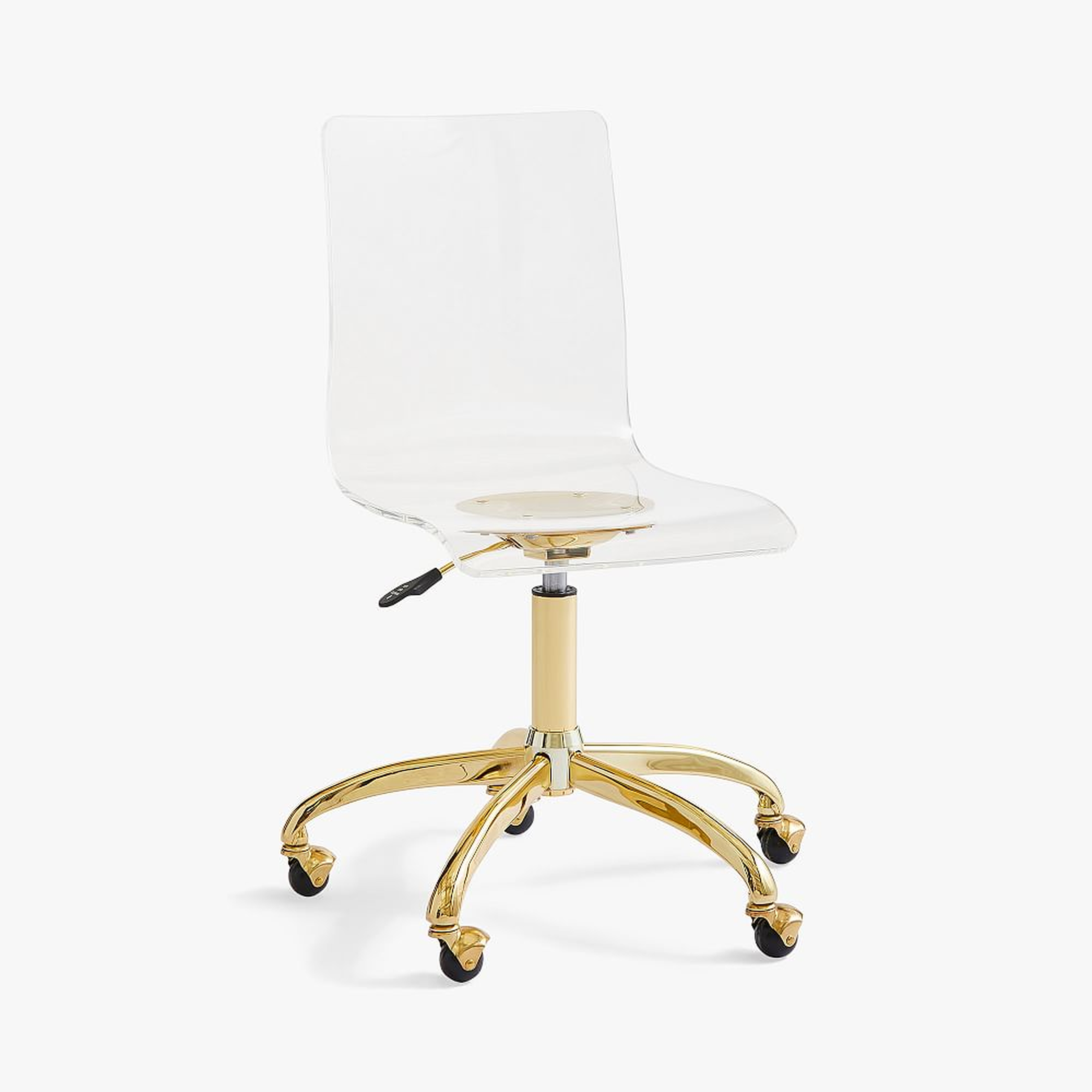 Piper Acrylic Swivel Desk Chair, Acrylic - Pottery Barn Teen