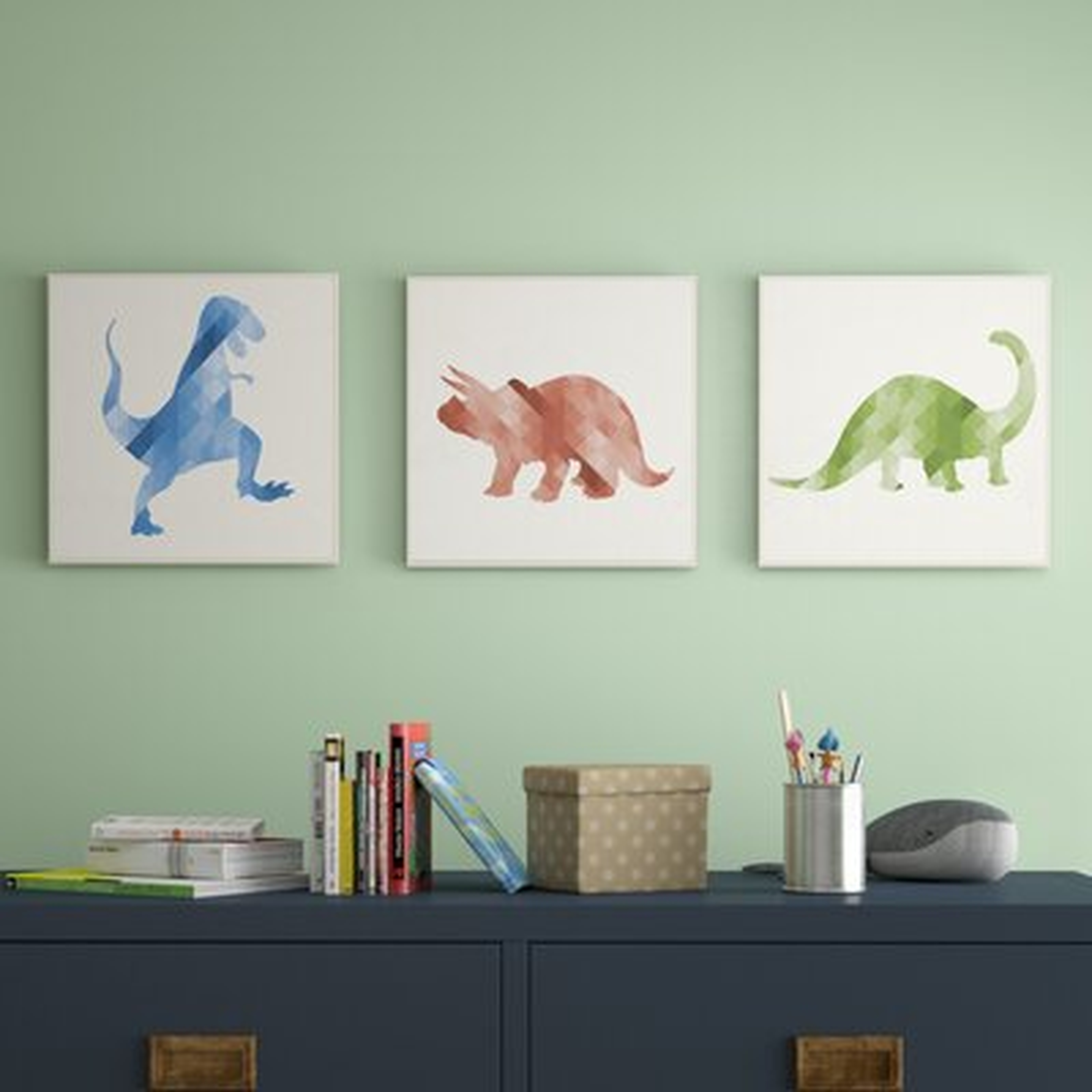 Turrell Dinosaurs Decorative Plaque (Set of 3) - Wayfair