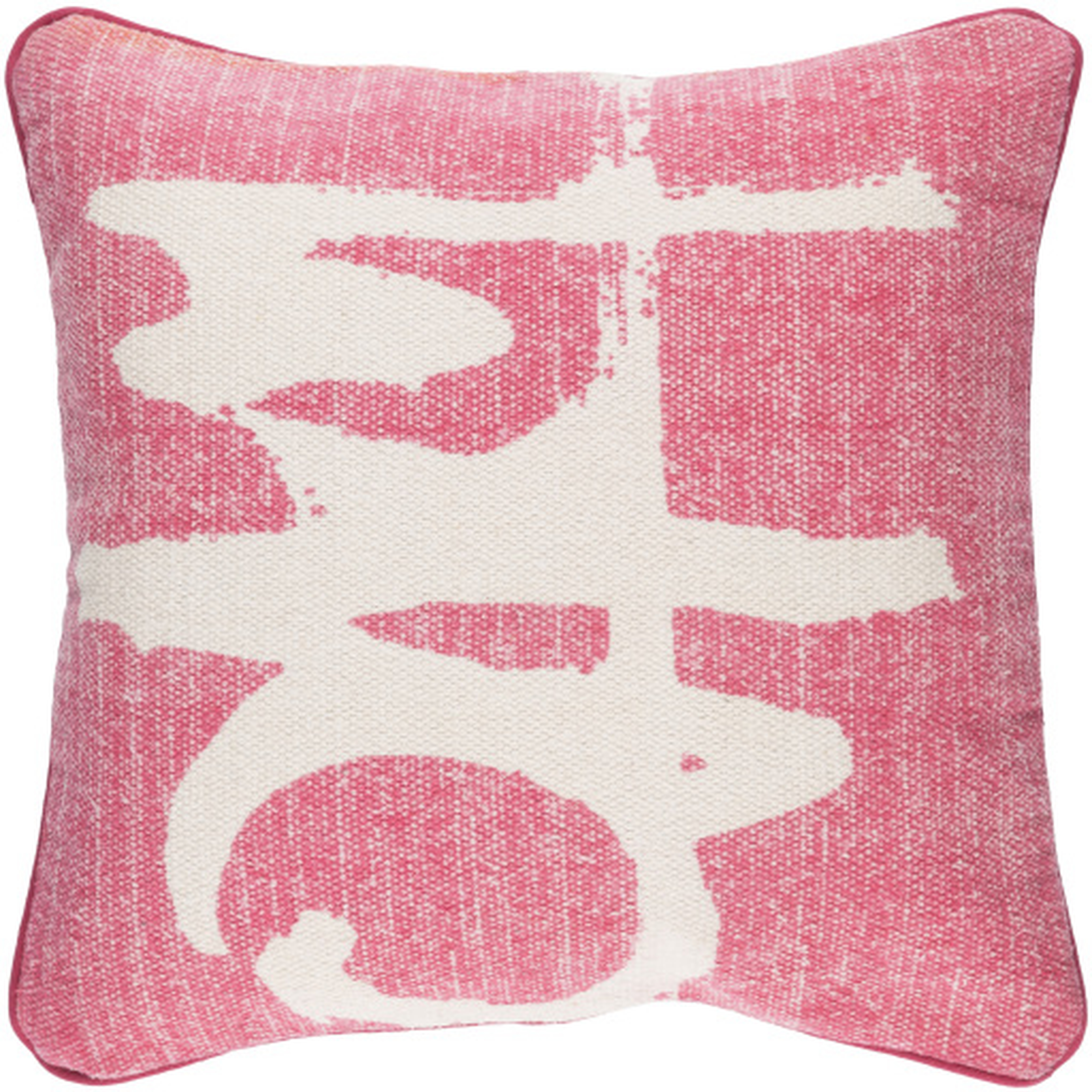 Bristle Throw Pillow, 20" x 20", with down insert - Surya