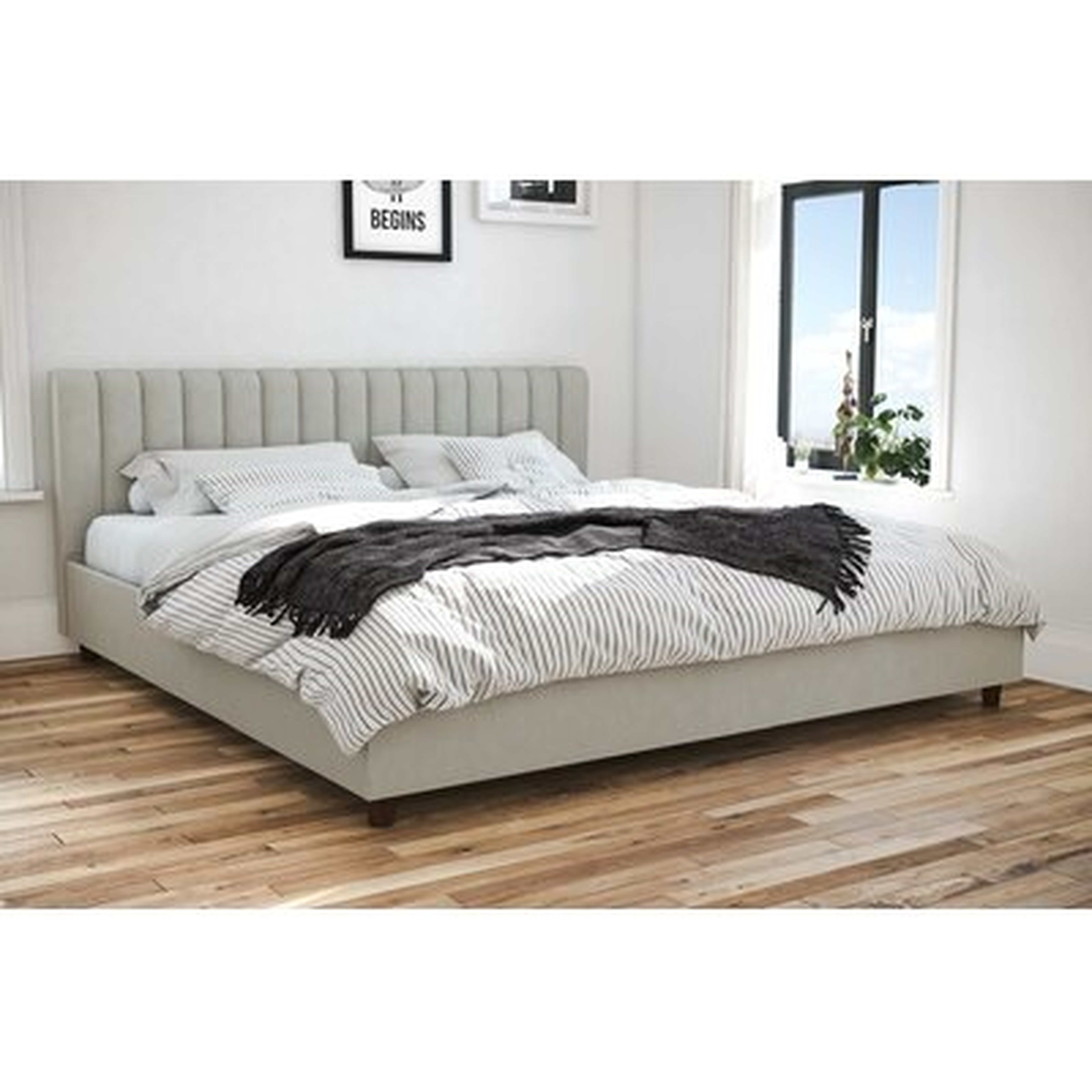 Brittany Upholstered Platform Bed - Wayfair
