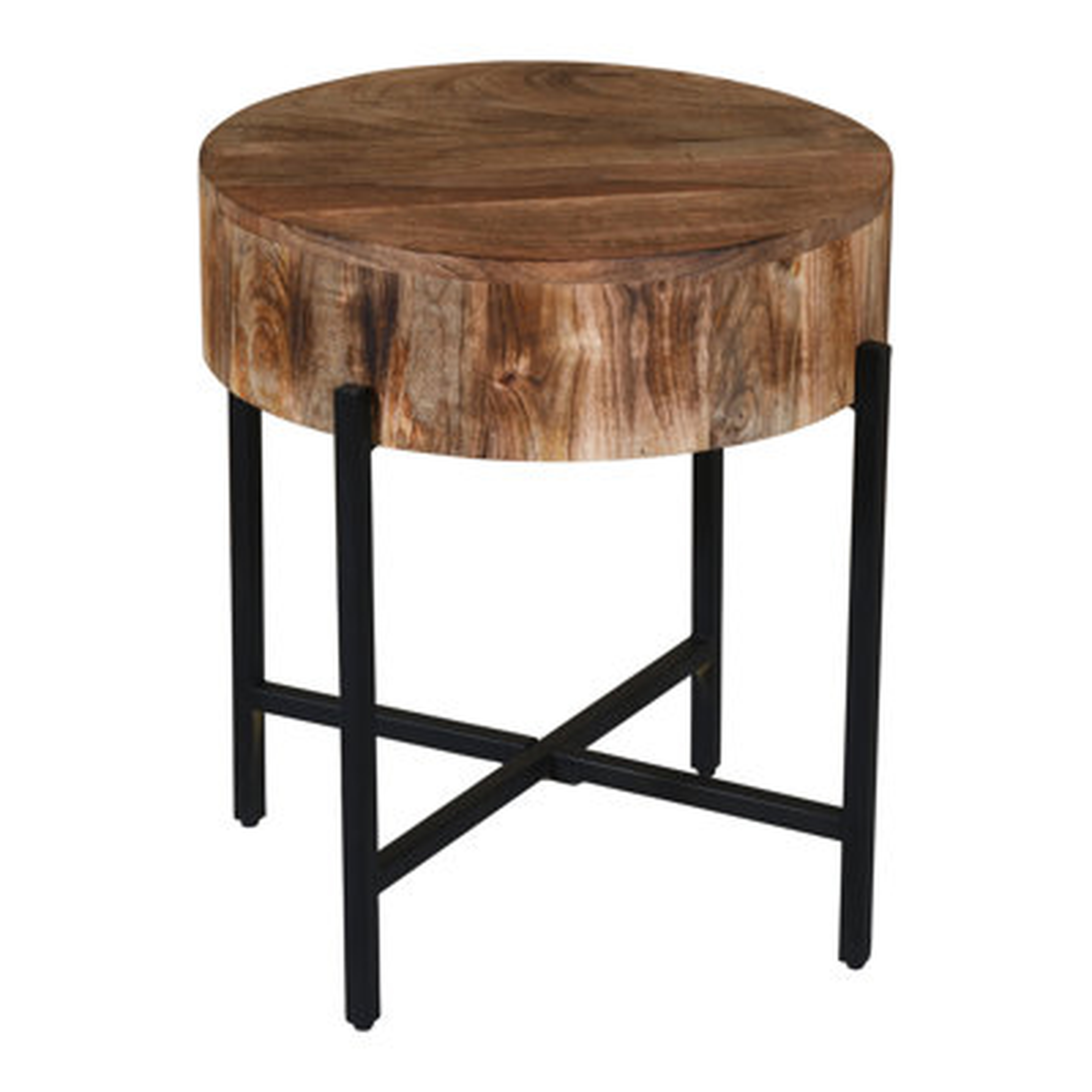 Caymon 24'' Tall Solid Wood End Table - Wayfair
