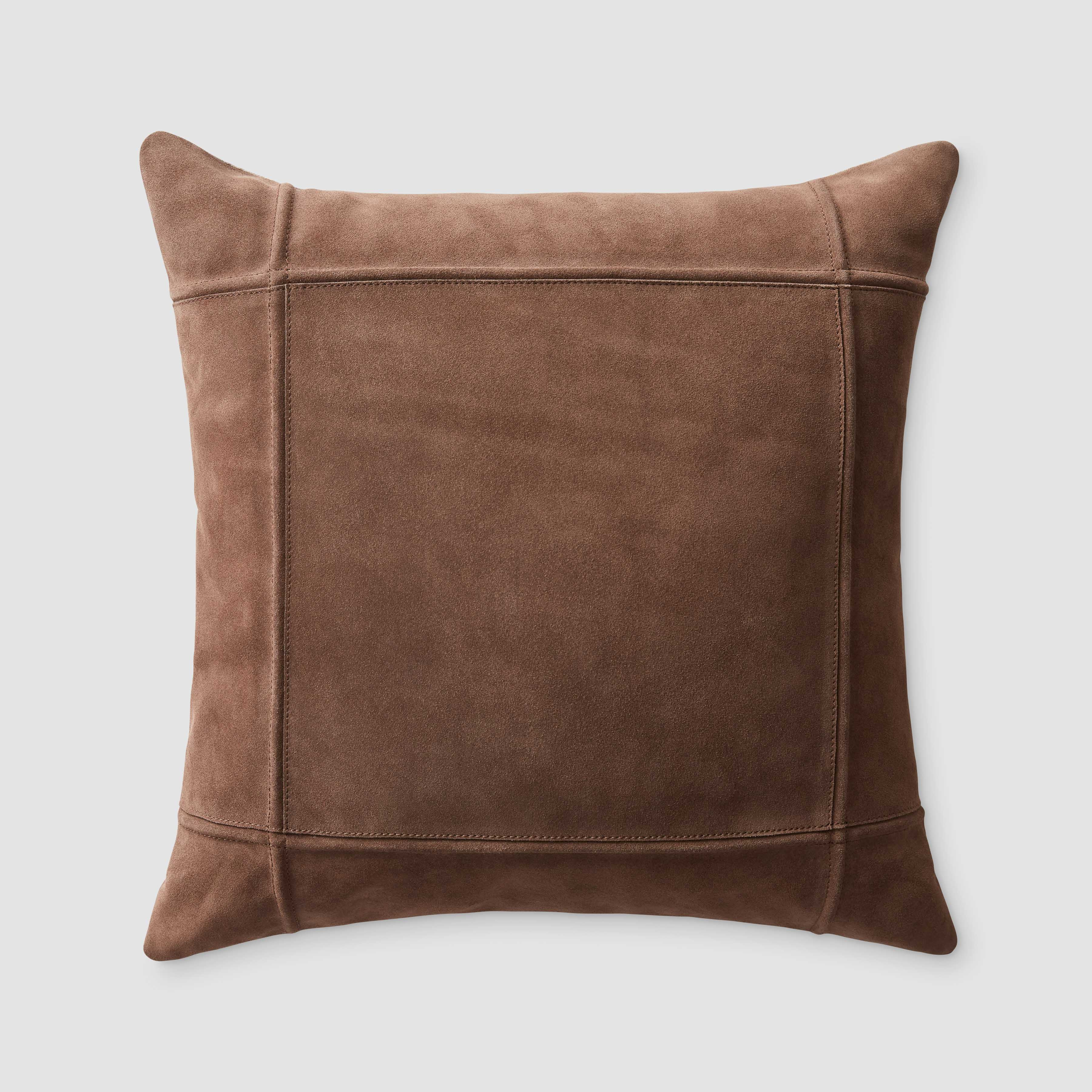 The Citizenry Ghama Suede Pillow | 20" x 20" | blues&greens - The Citizenry