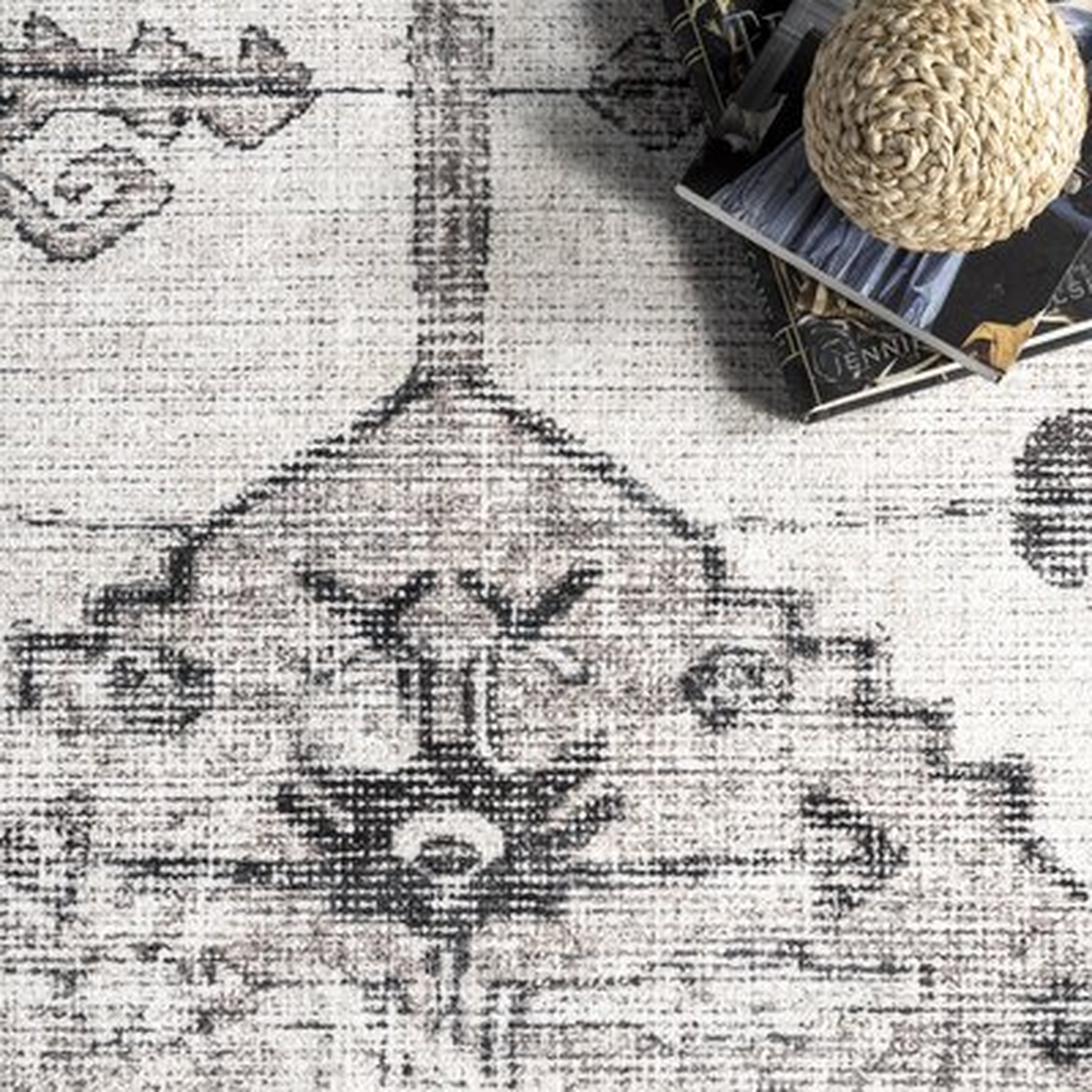 Gouglersville Oriental Light Gray Area Rug - Wayfair