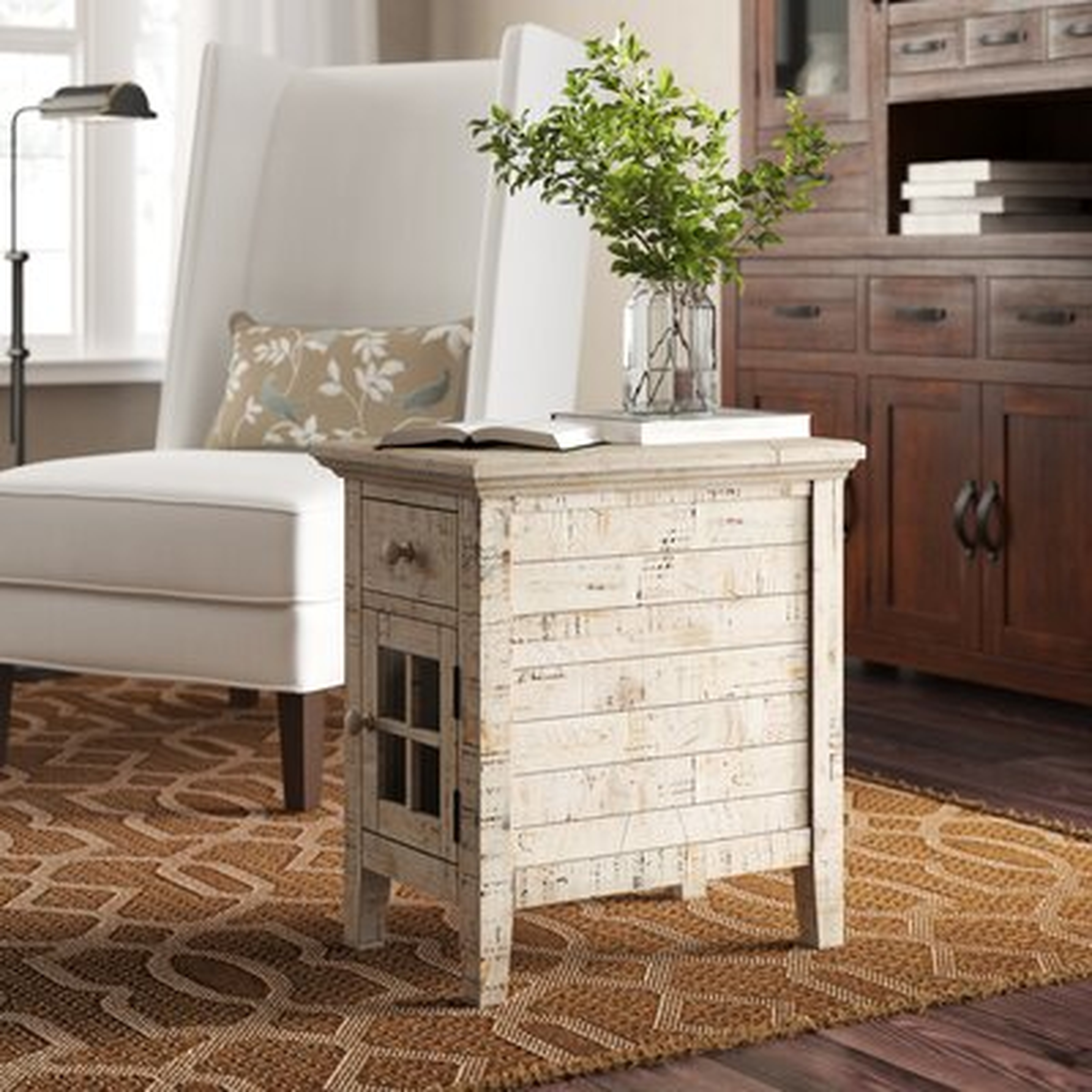 Eustace End Table with Storage - Birch Lane