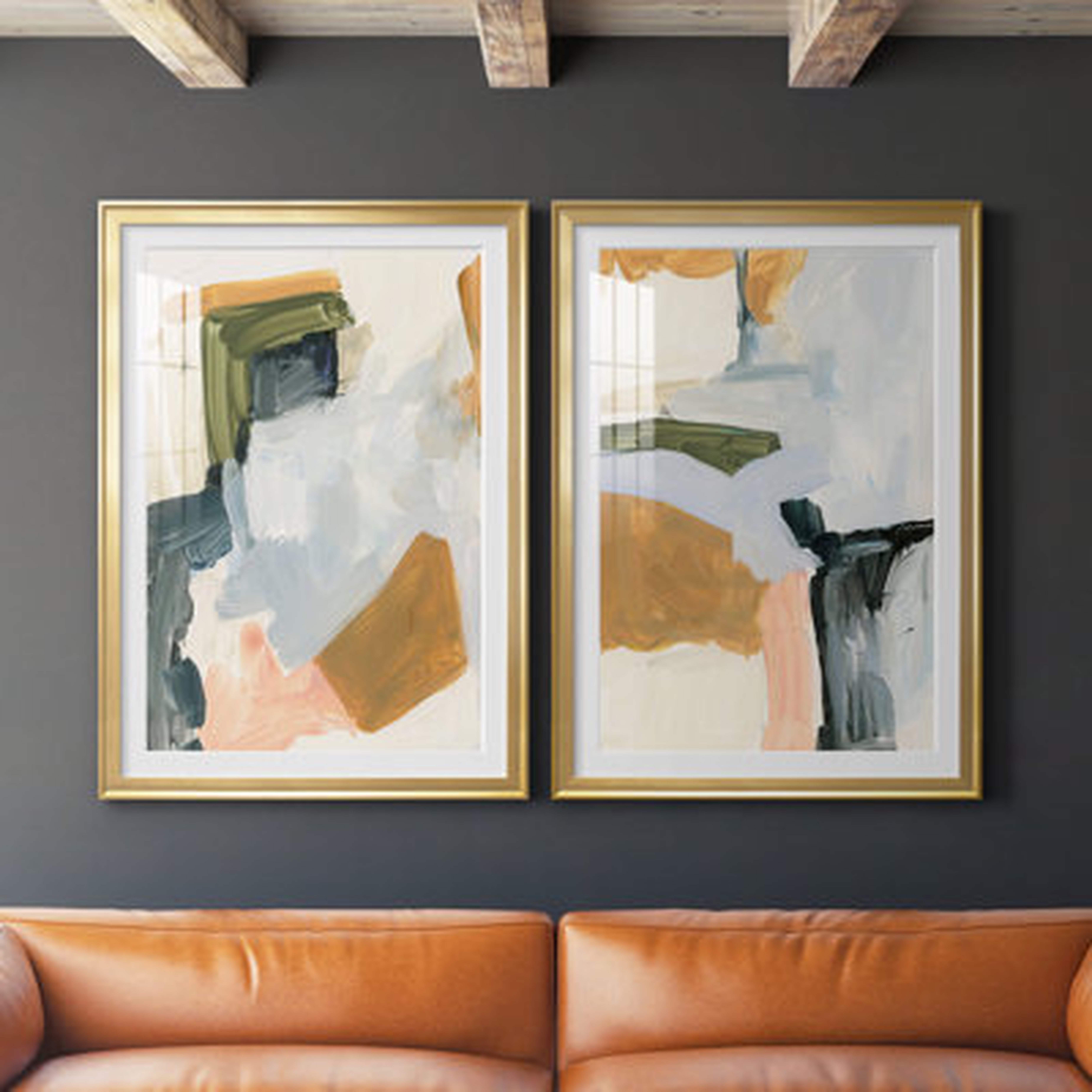 Palette Meld I Premium Framed Print - Ready To Hang - Wayfair