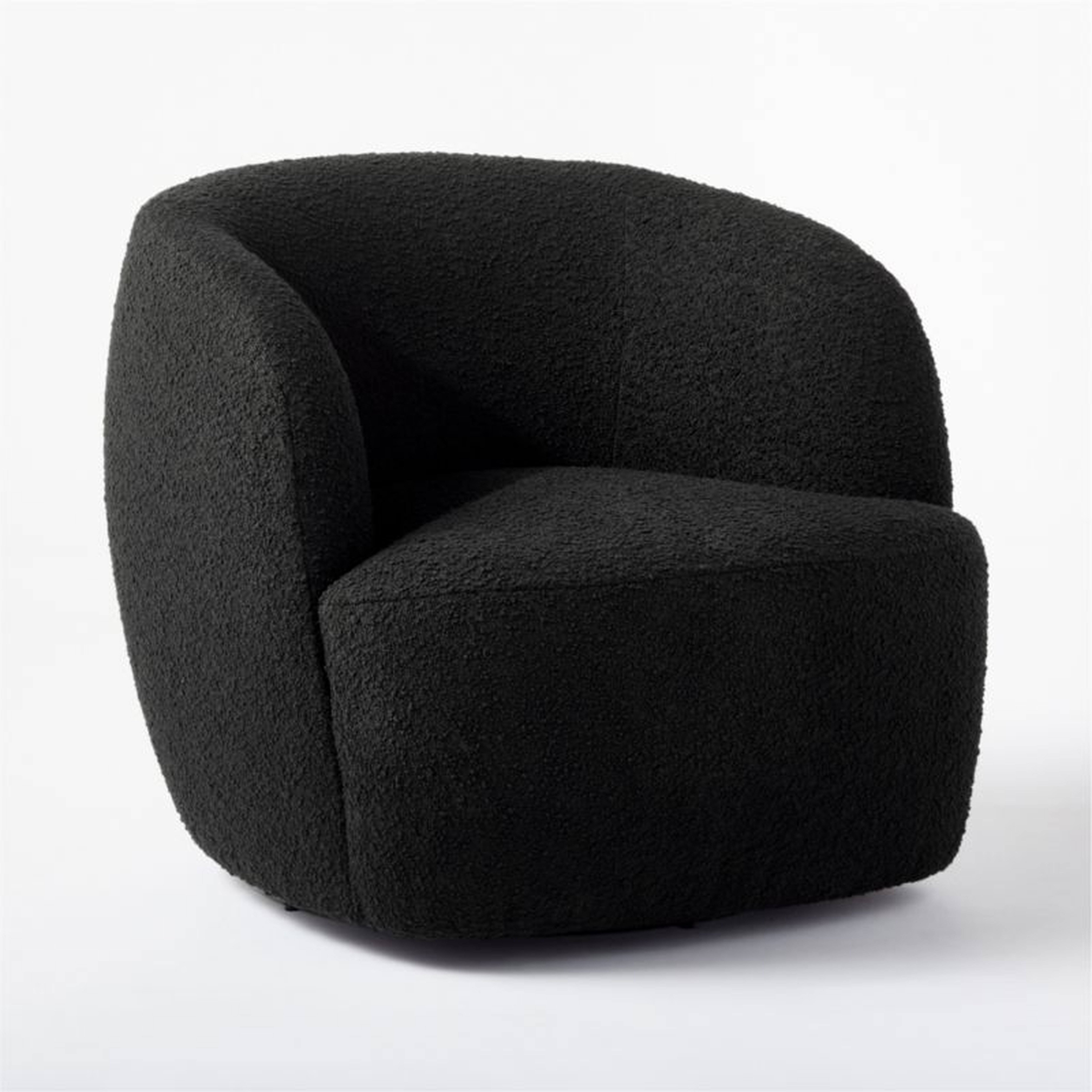 Gwyneth Black Boucle Chair - CB2