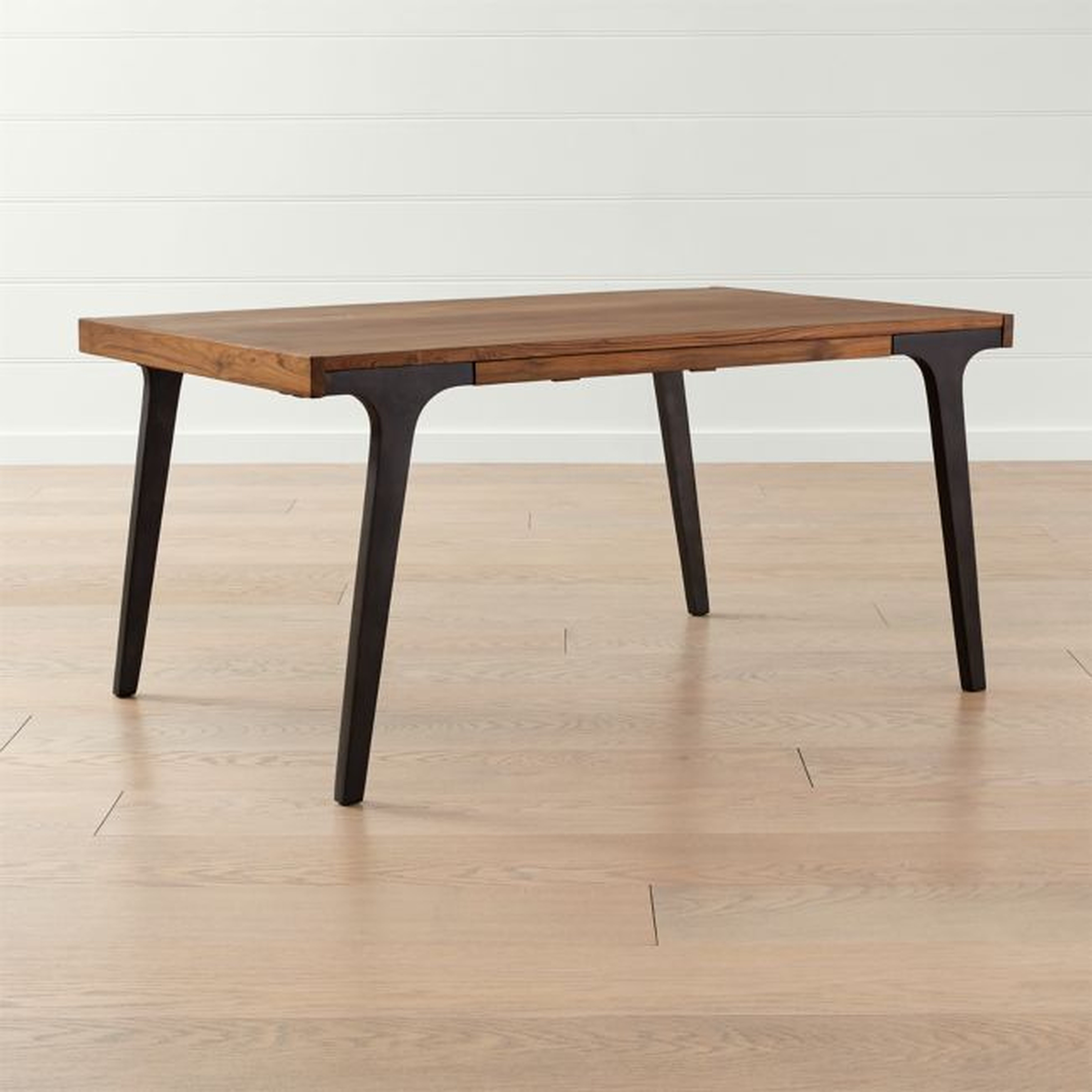 Lakin 61" Teak Extendable Dining Table - Crate and Barrel