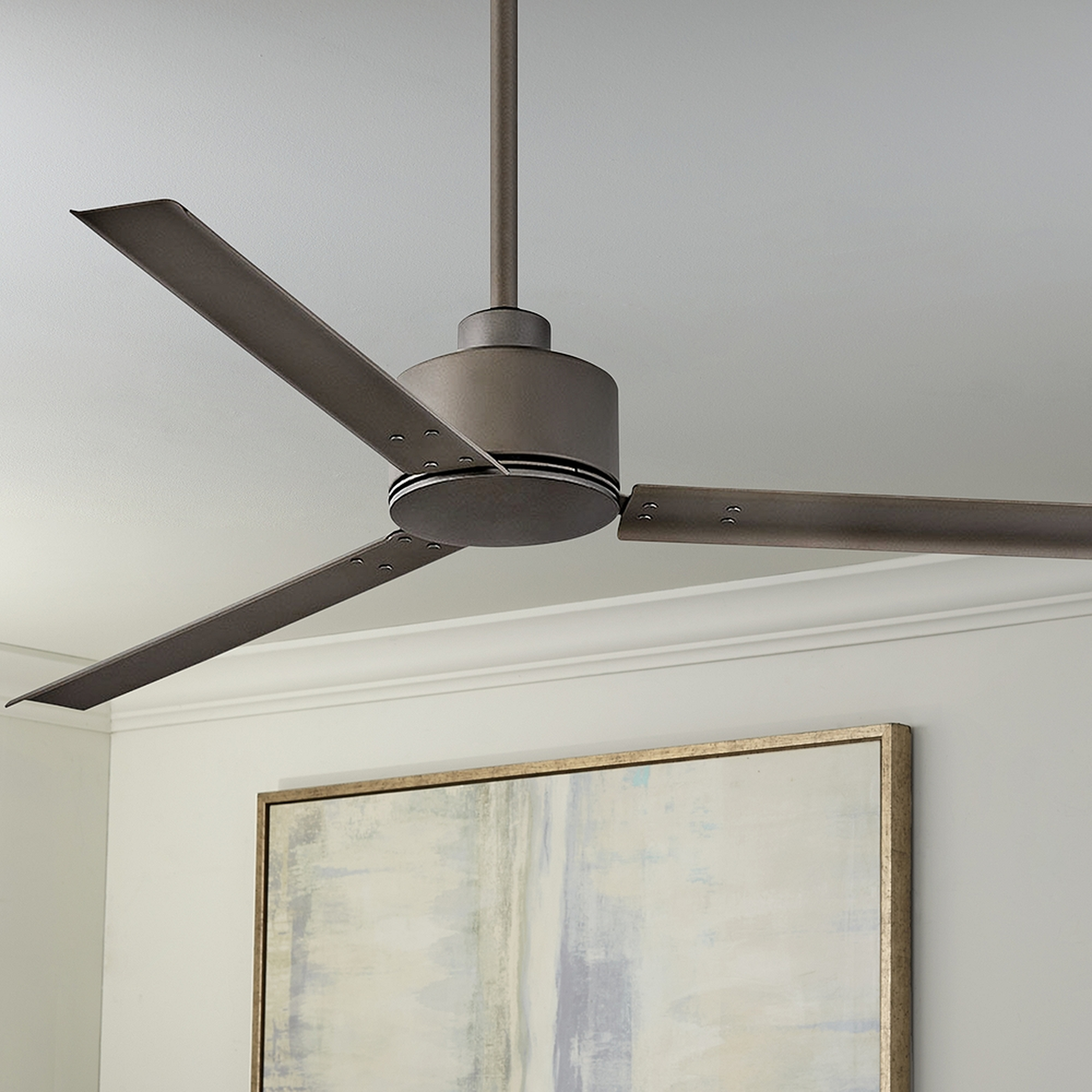 56" Hinkley Indy Metallic Matte Bronze Ceiling Fan - Style # 84K01 - Lamps Plus