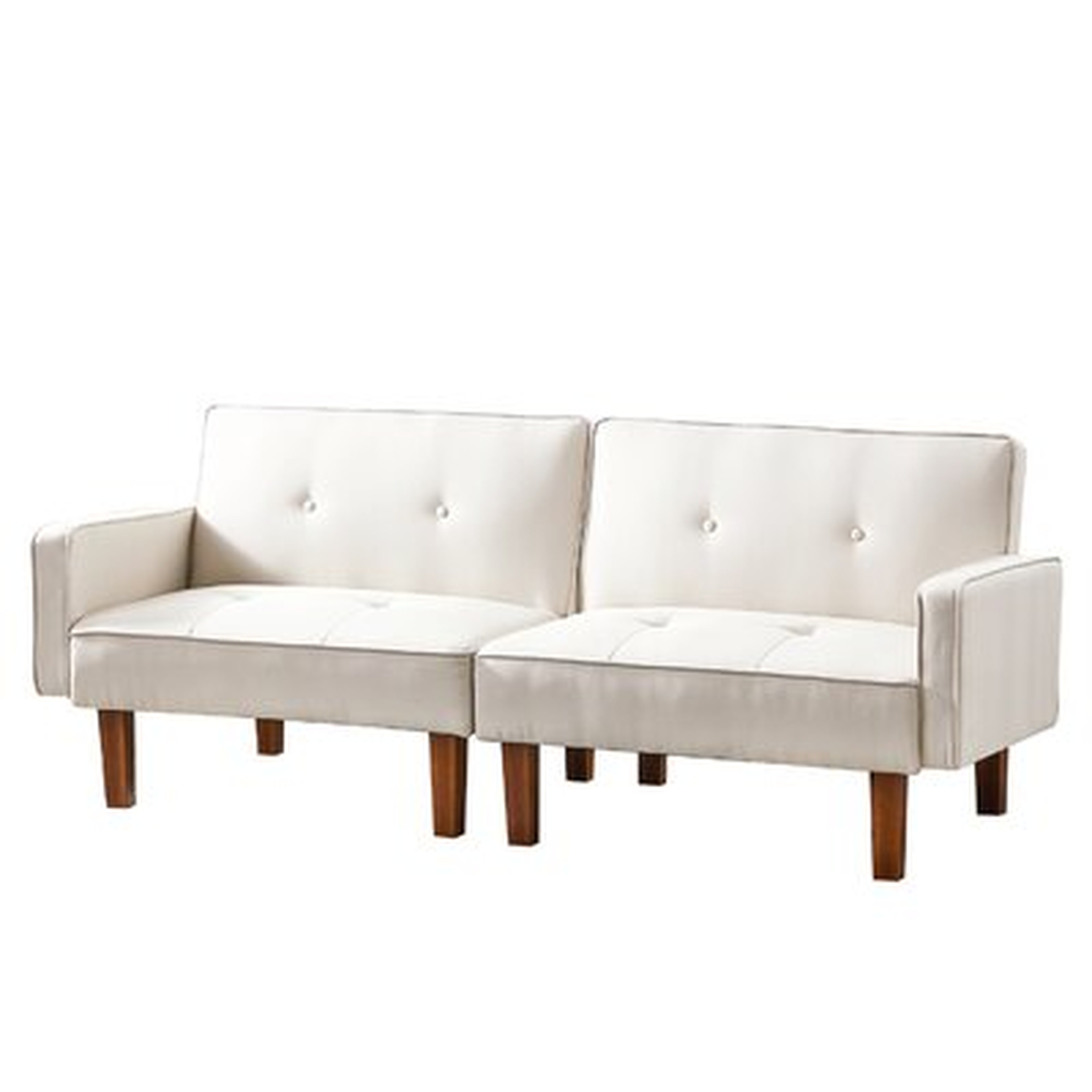 Mid-Century 74-Inch Sofa, Modern 3-Seater Upholstered Sofa Sofa Loveseat, Suitable For Small Living Room And Studio Space - Wayfair