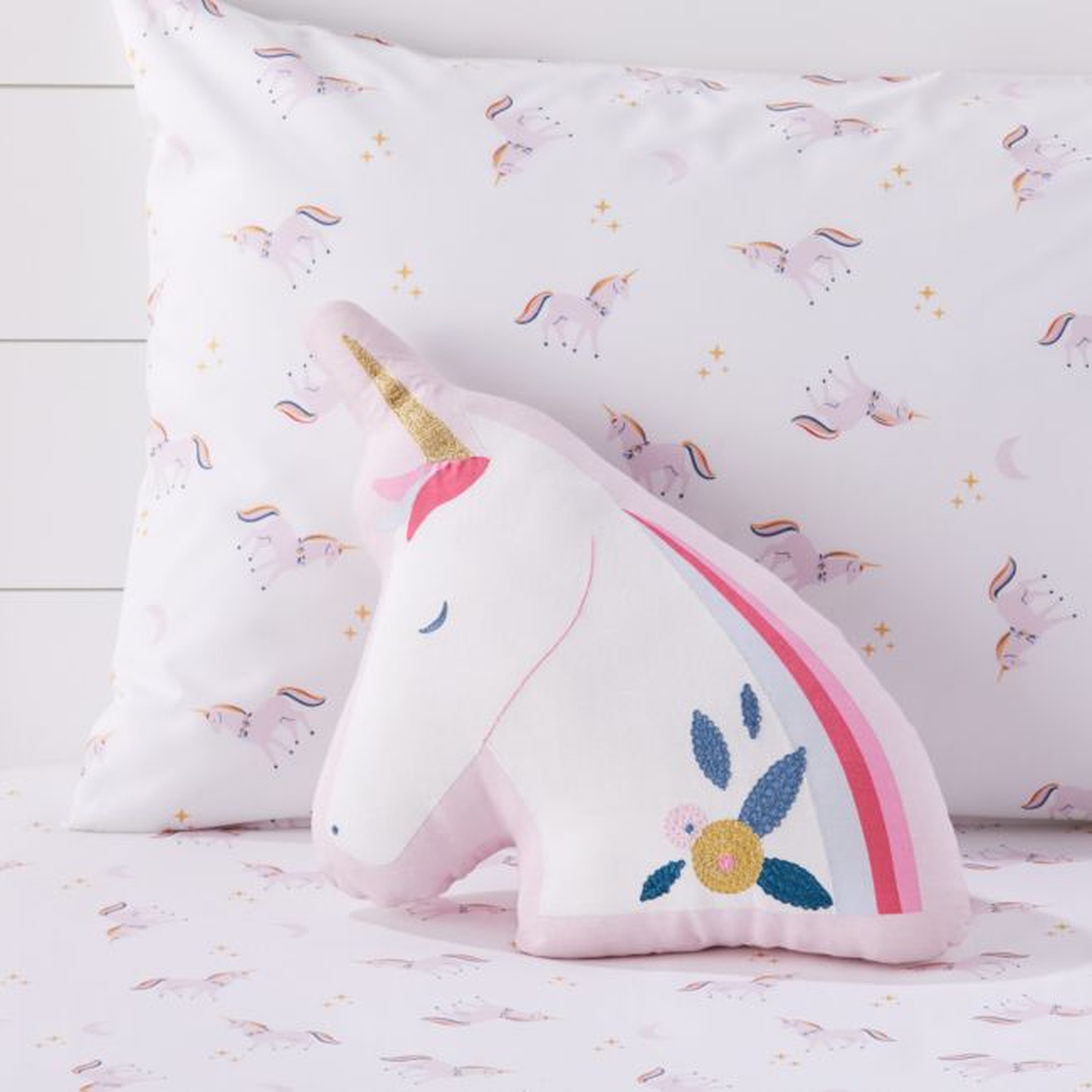 Unicorn Throw Pillow - Crate and Barrel