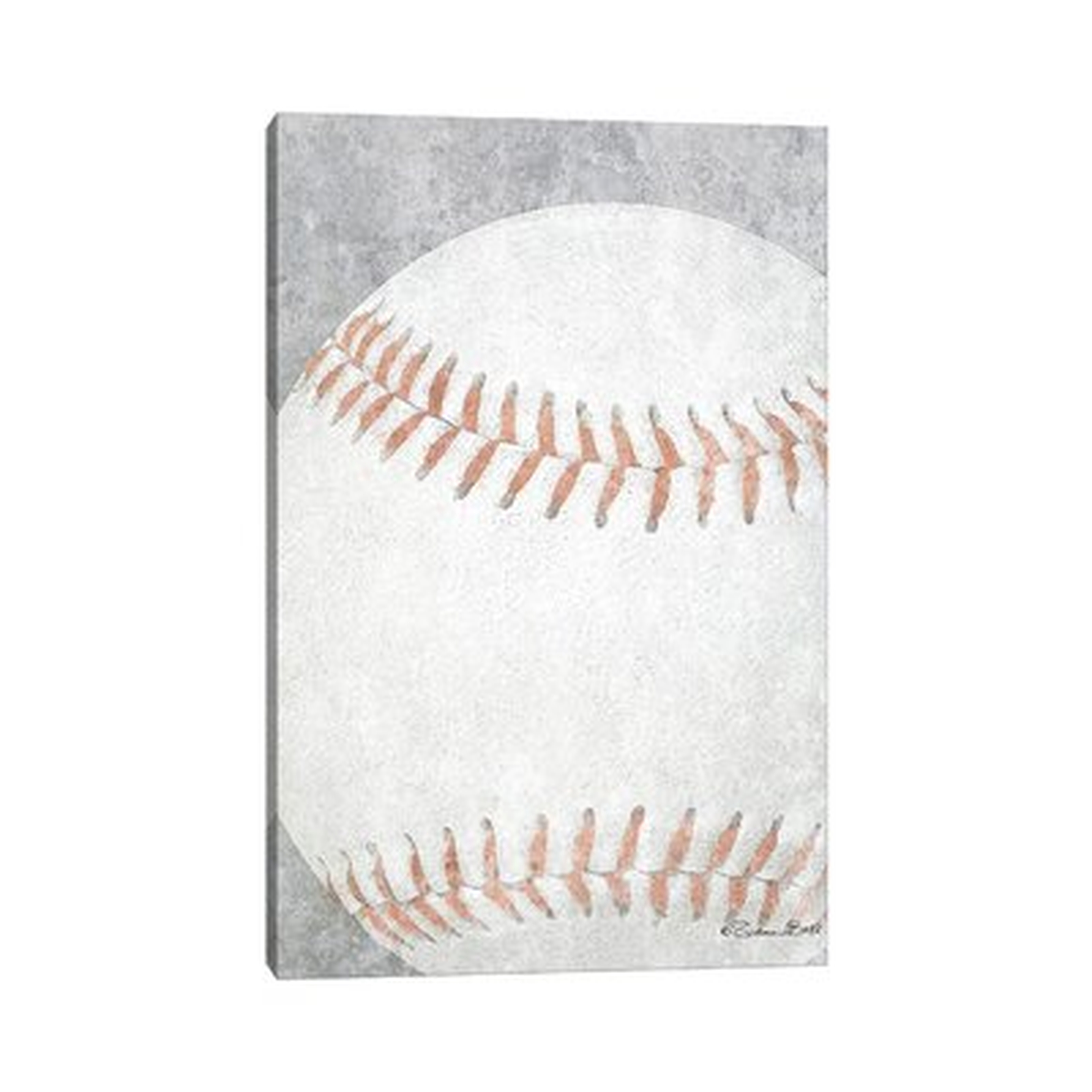 Sports Ball - Baseball by Susan Ball - Print - Wayfair