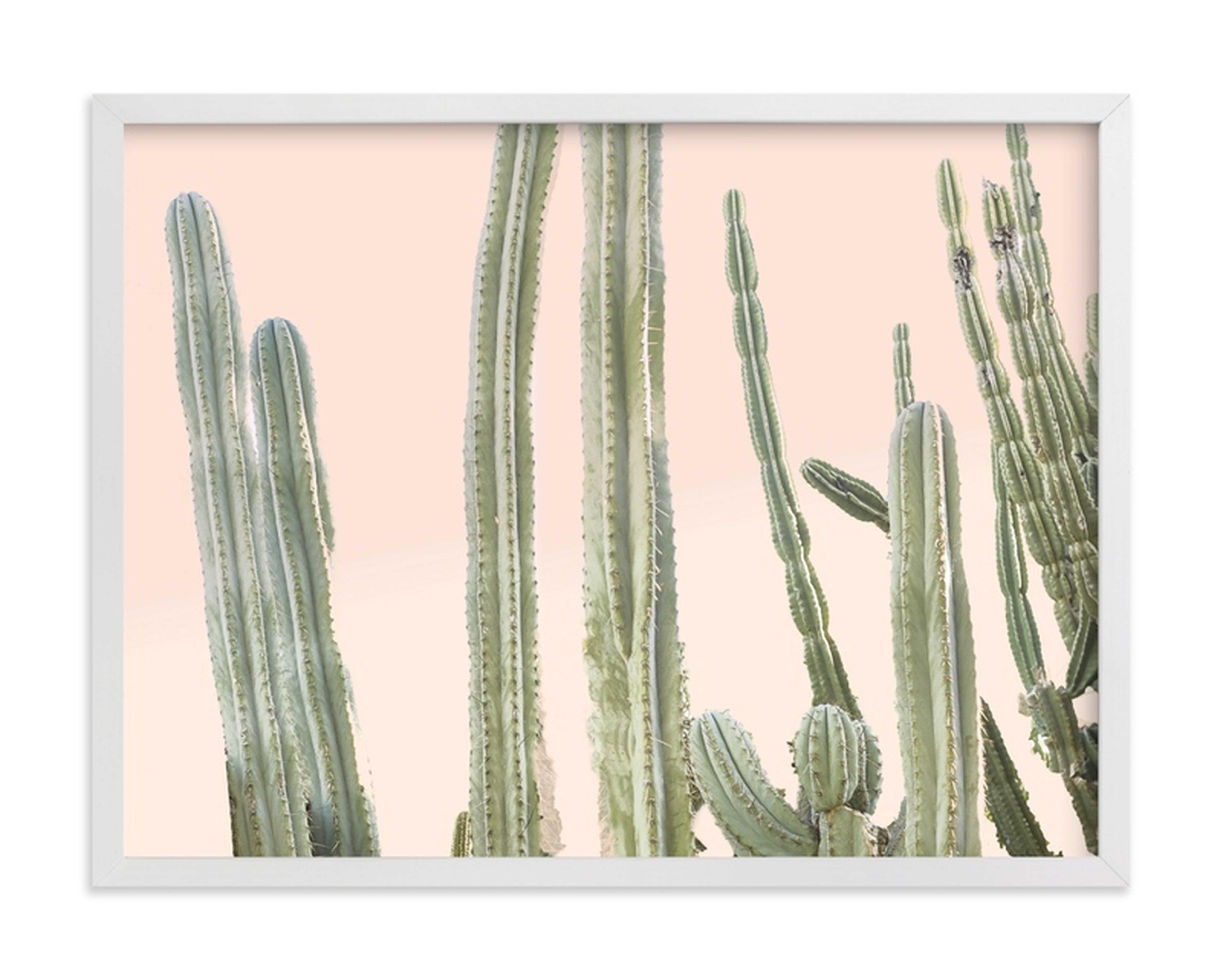 Peachy Cactus Print Limited Edition Fine Art Print 1 - Minted