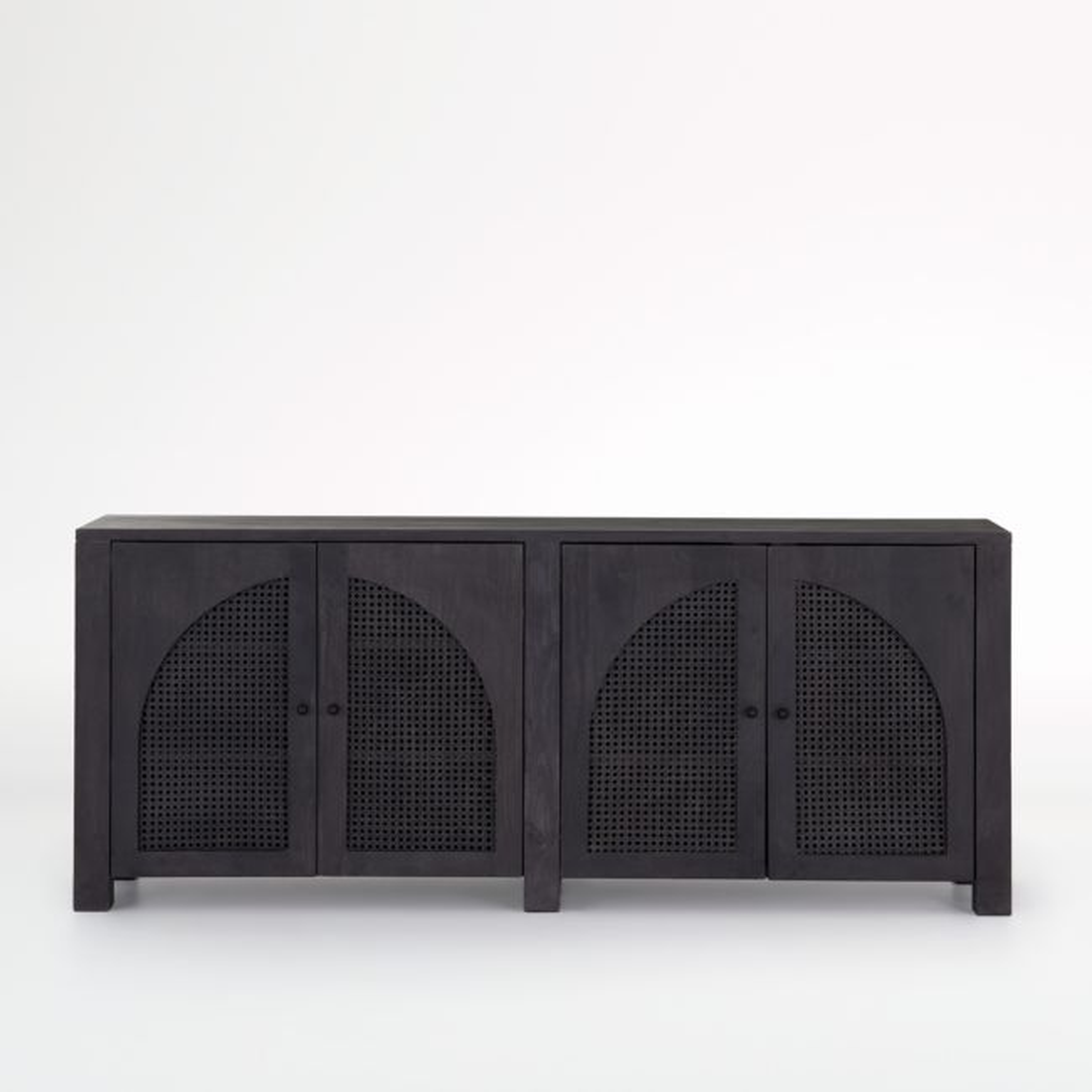 Geneva Black Wood Sideboard - Crate and Barrel