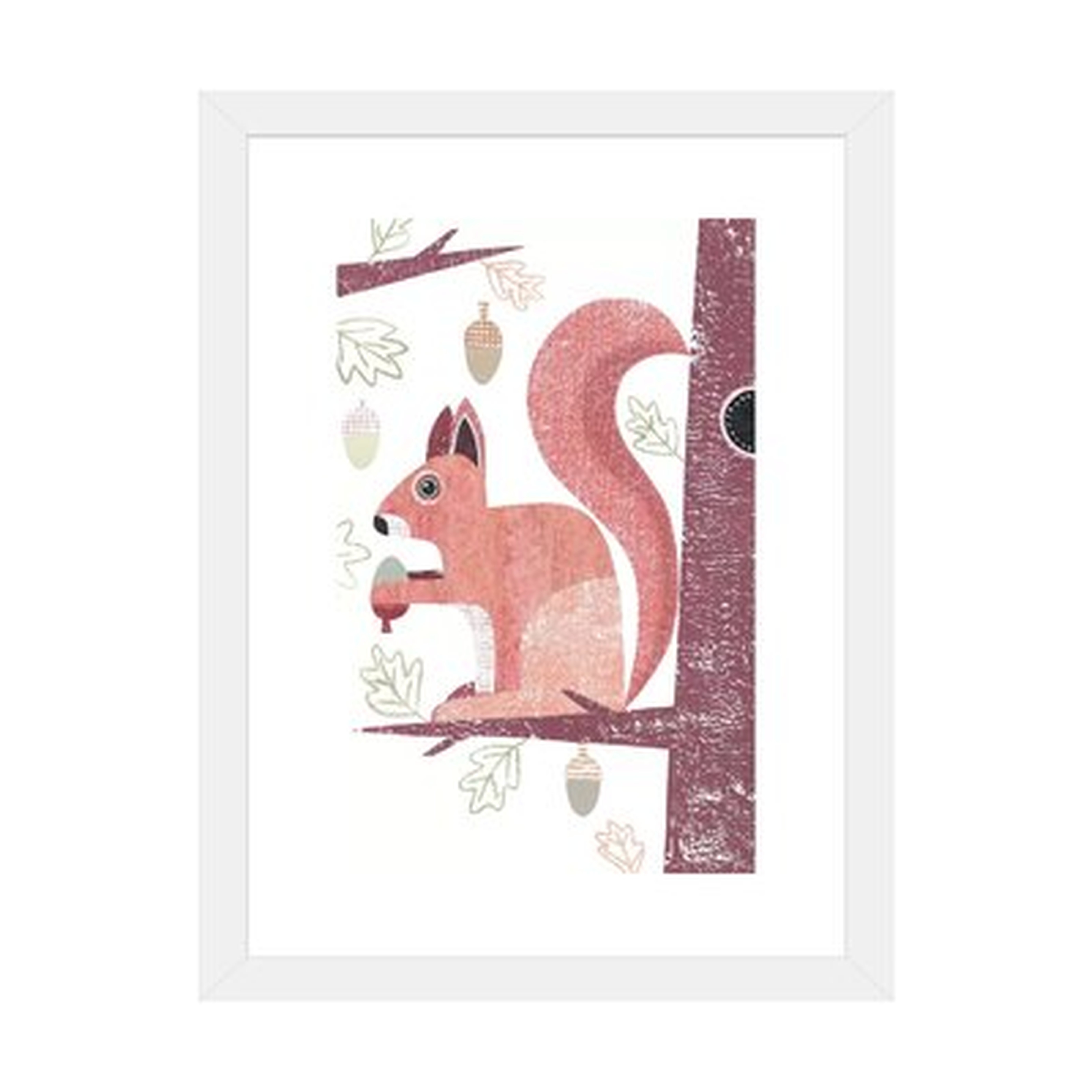 Squirrel by Simon Hart - Graphic Art Print - Wayfair