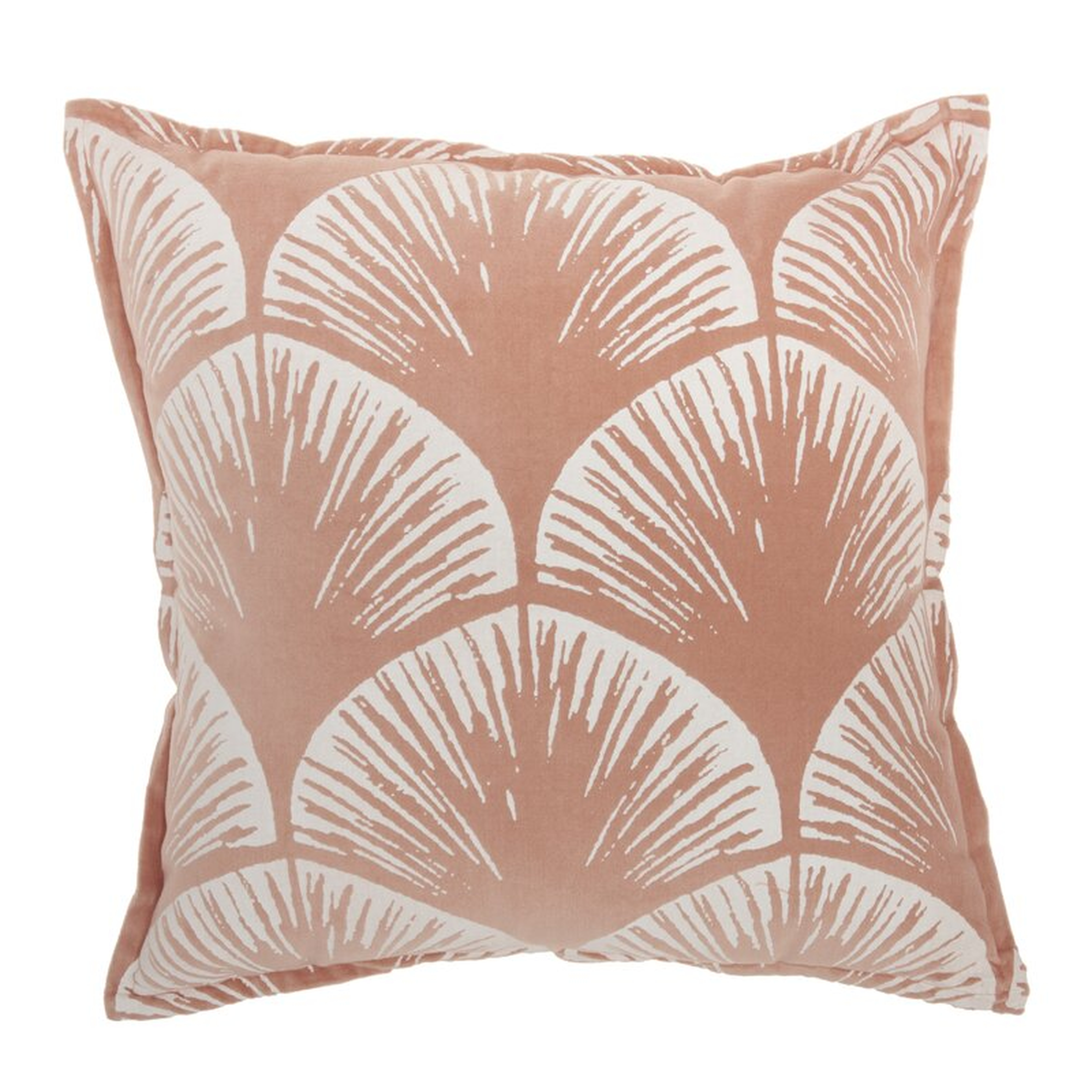 Solo Rugs Square Pillow Cover & Insert Color: Coral - Perigold