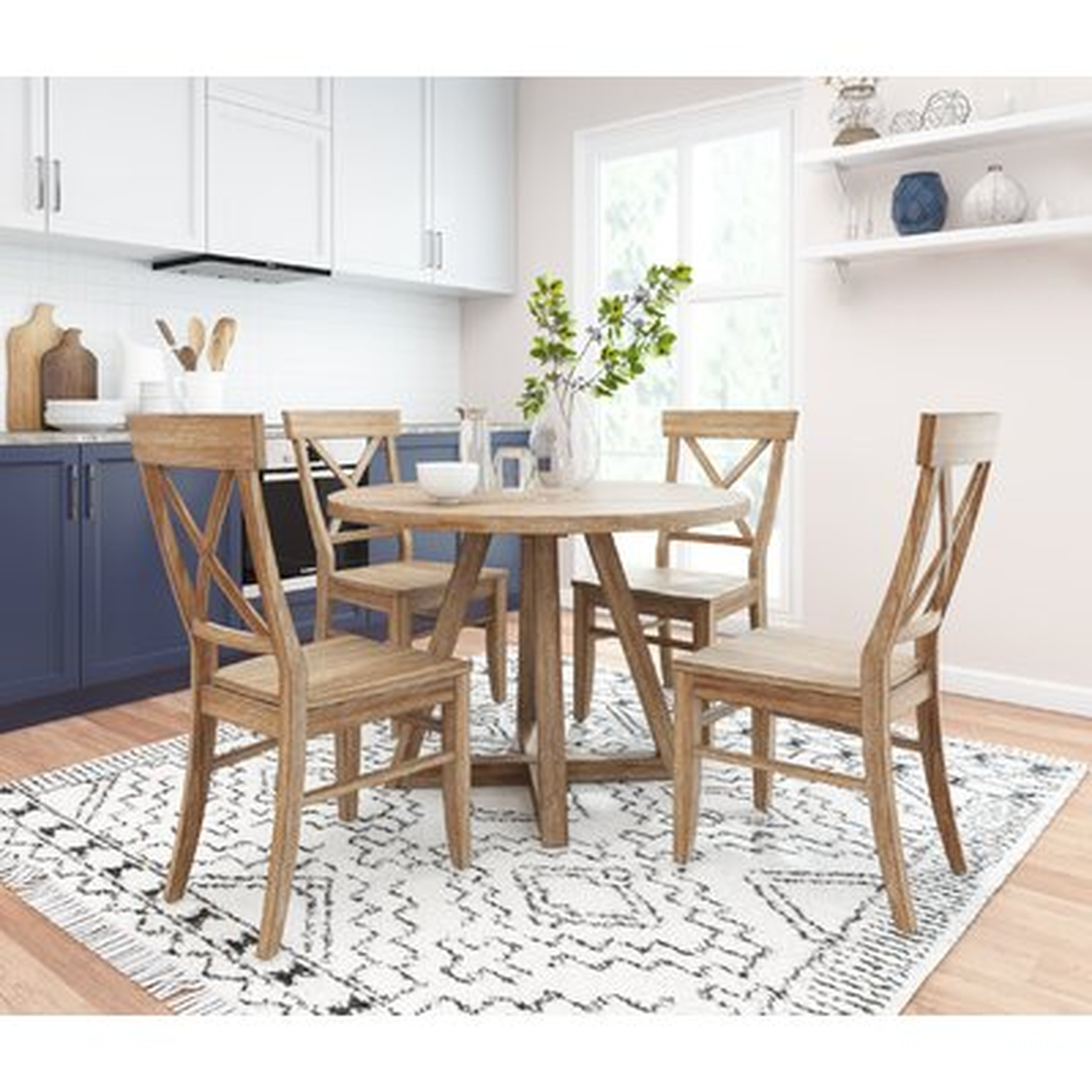 Rudyard Upholstered Cross Back Parsons Dining Chair - Wayfair