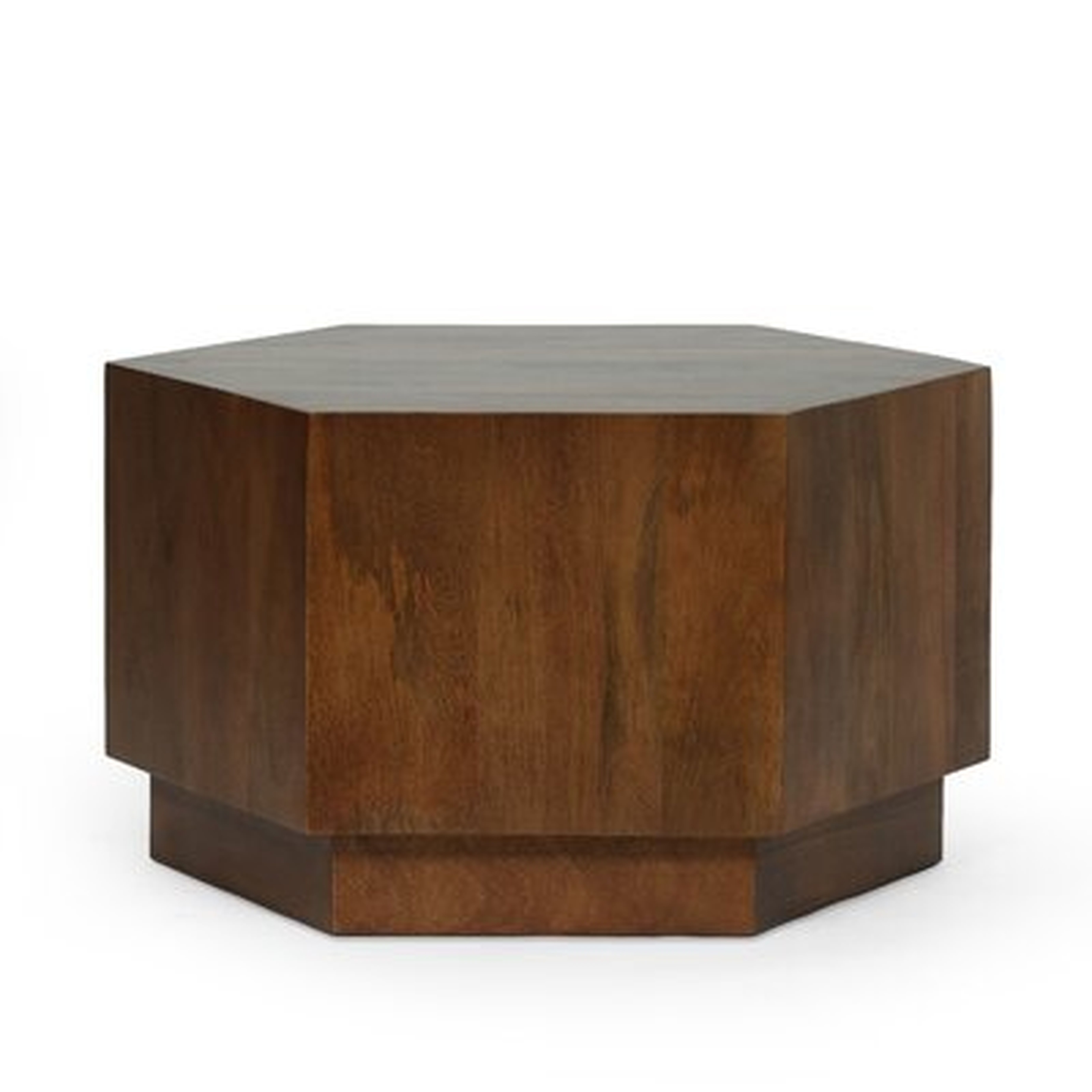 Solid Wood Pedestal Coffee Table - Wayfair
