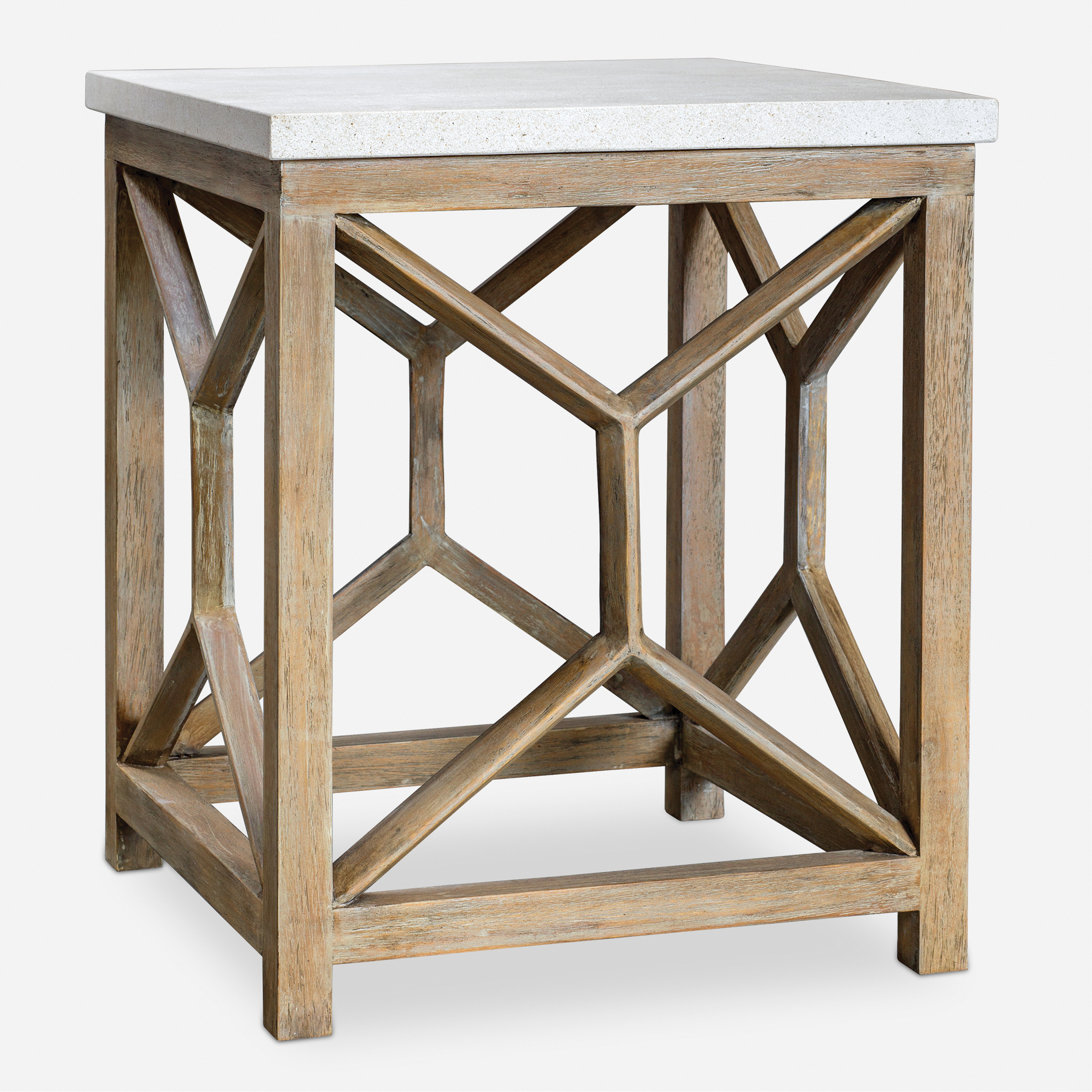 Catali Stone End Table - Uttermost