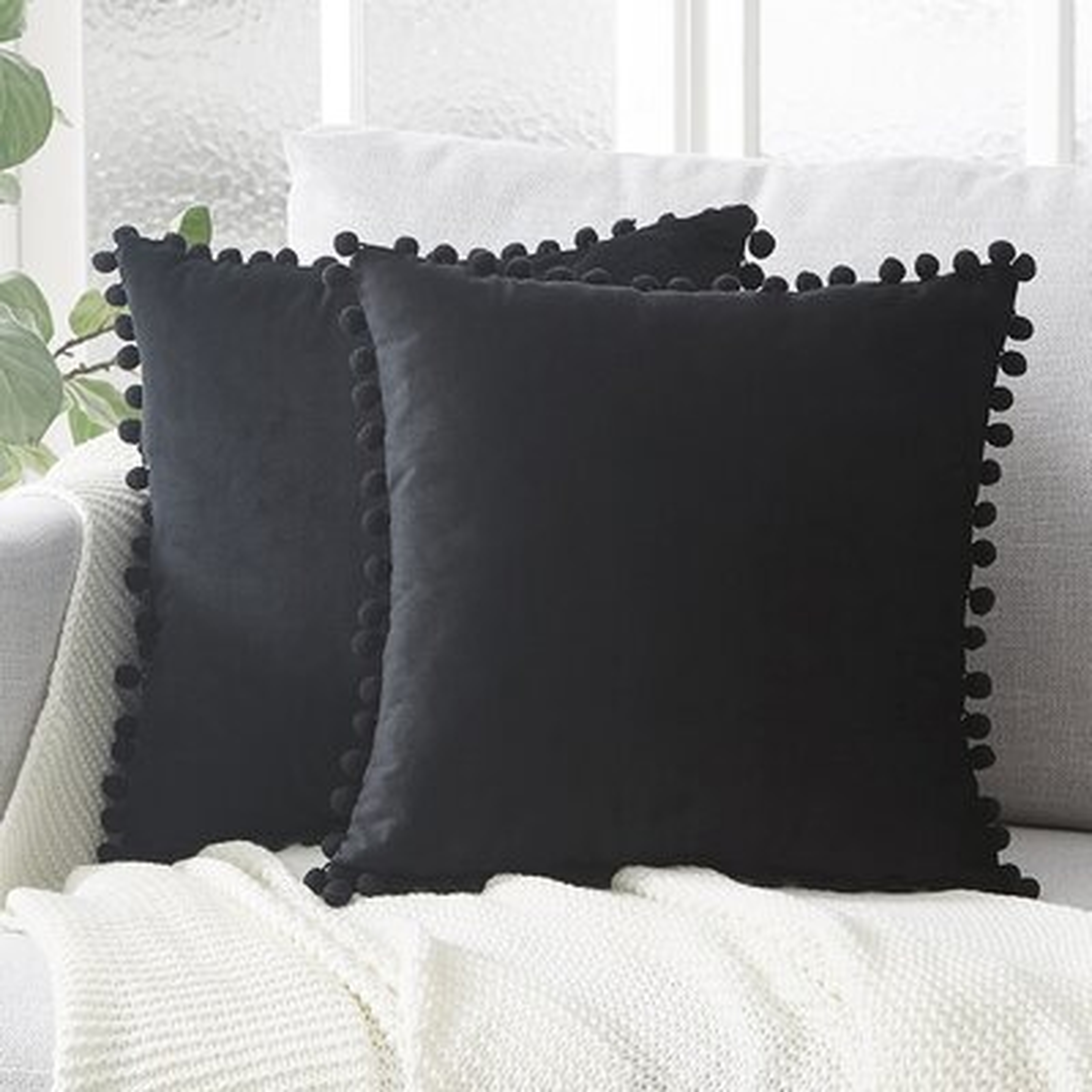 Square Velvet Pillow Cover - Wayfair