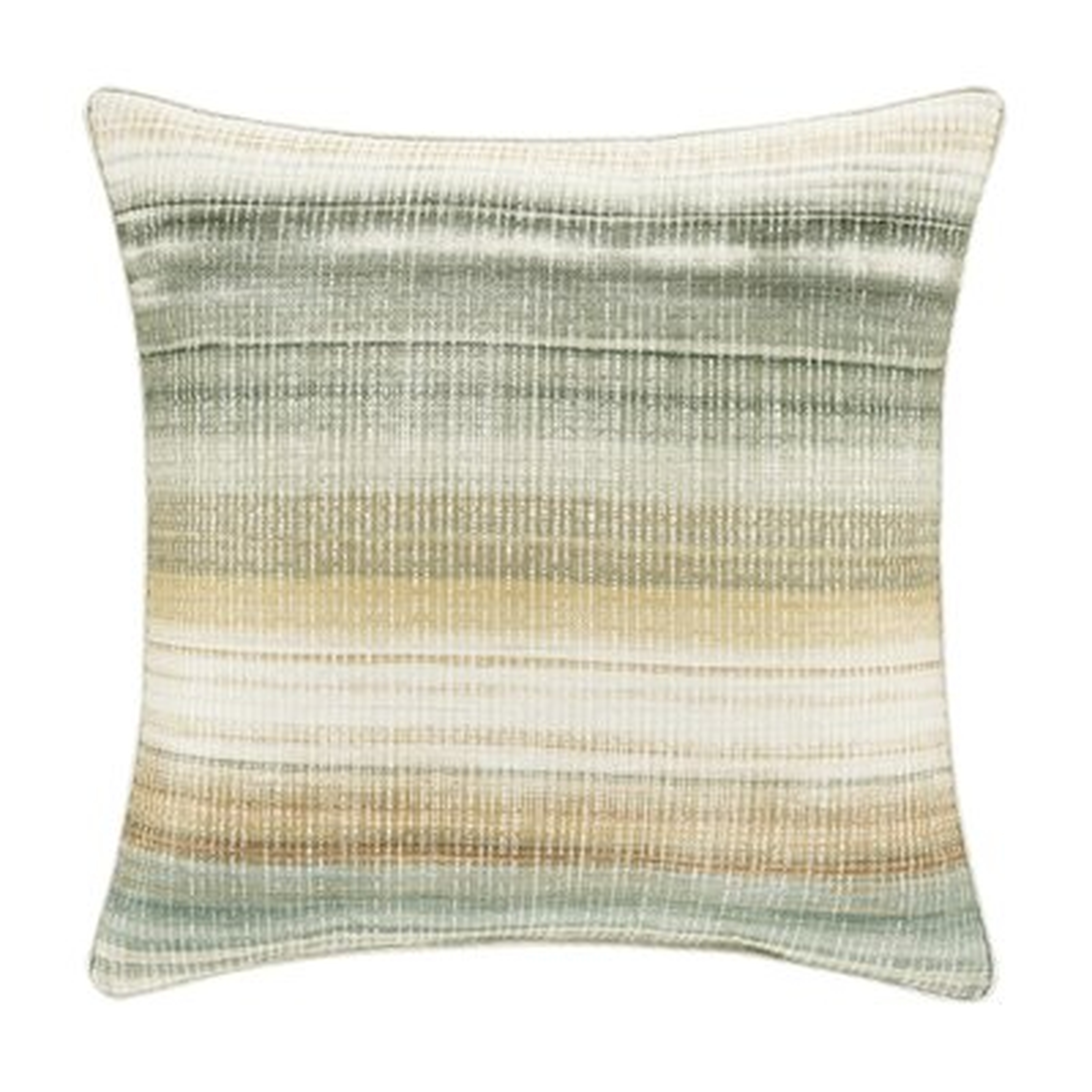 Avent Boudoir Decorative Throw Pillow Green in , 18" x 18" - Wayfair