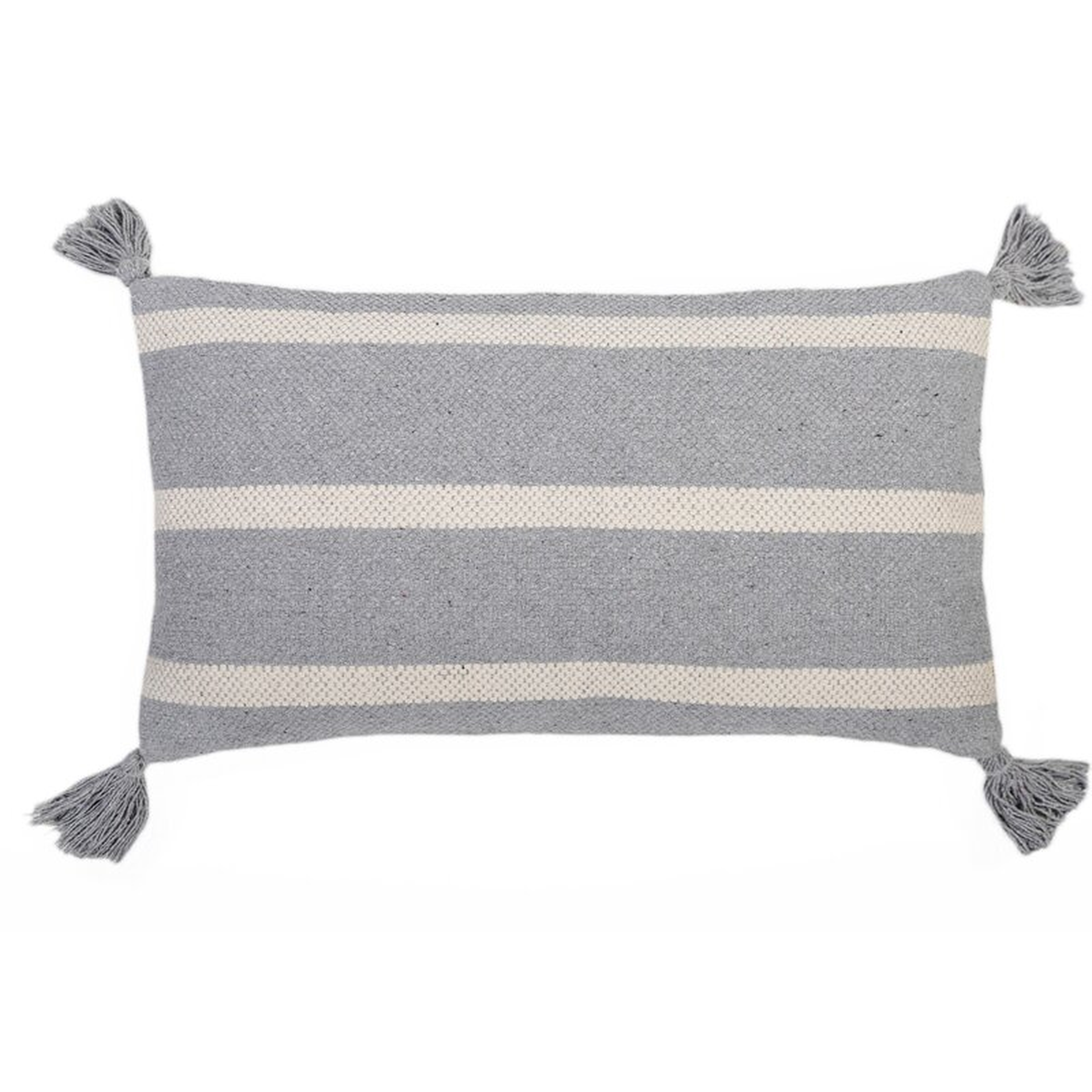 Pom Pom At Home Jane Handwoven Cotton Lumbar Pillow - Perigold