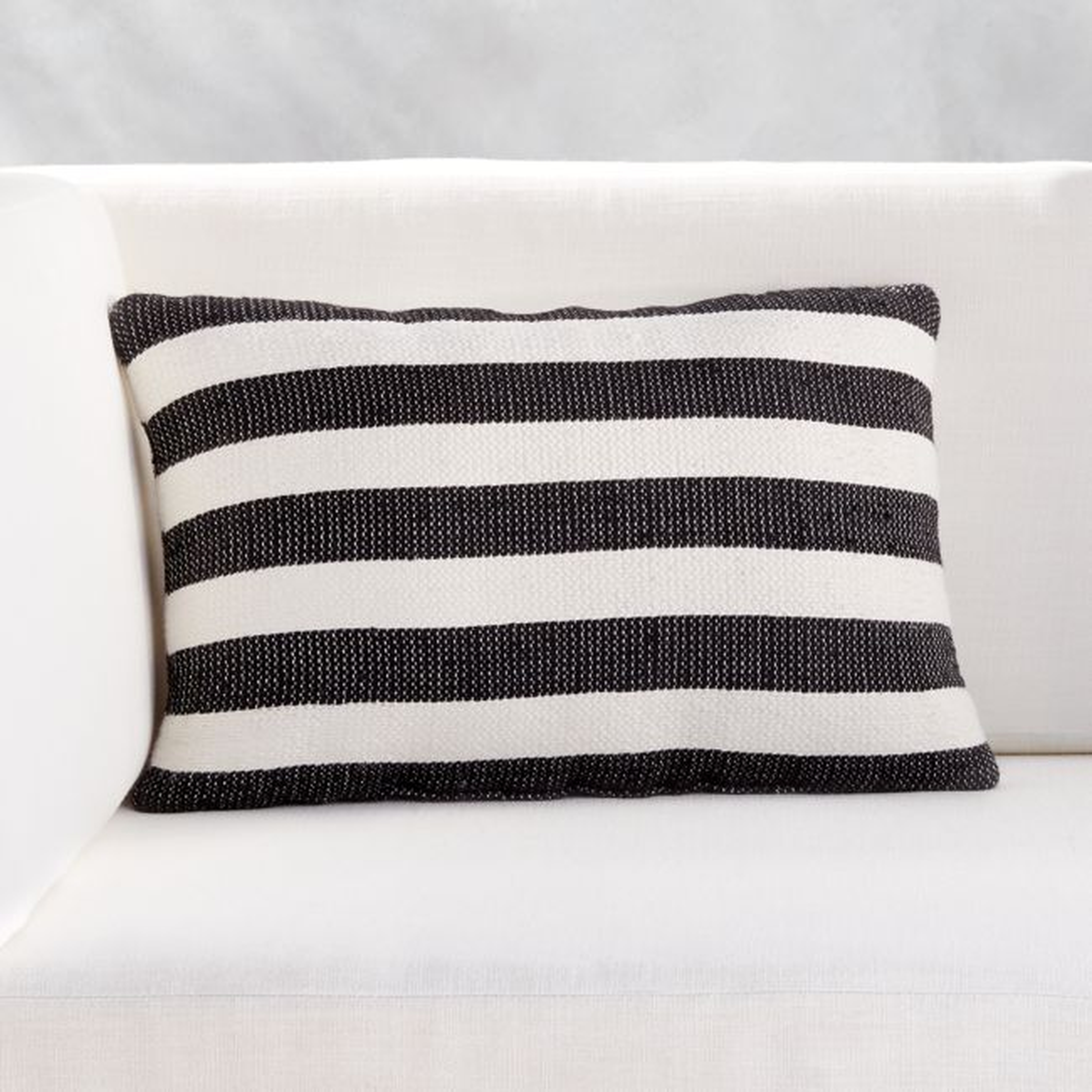 20"x12" Cap Stripe Pillow - CB2