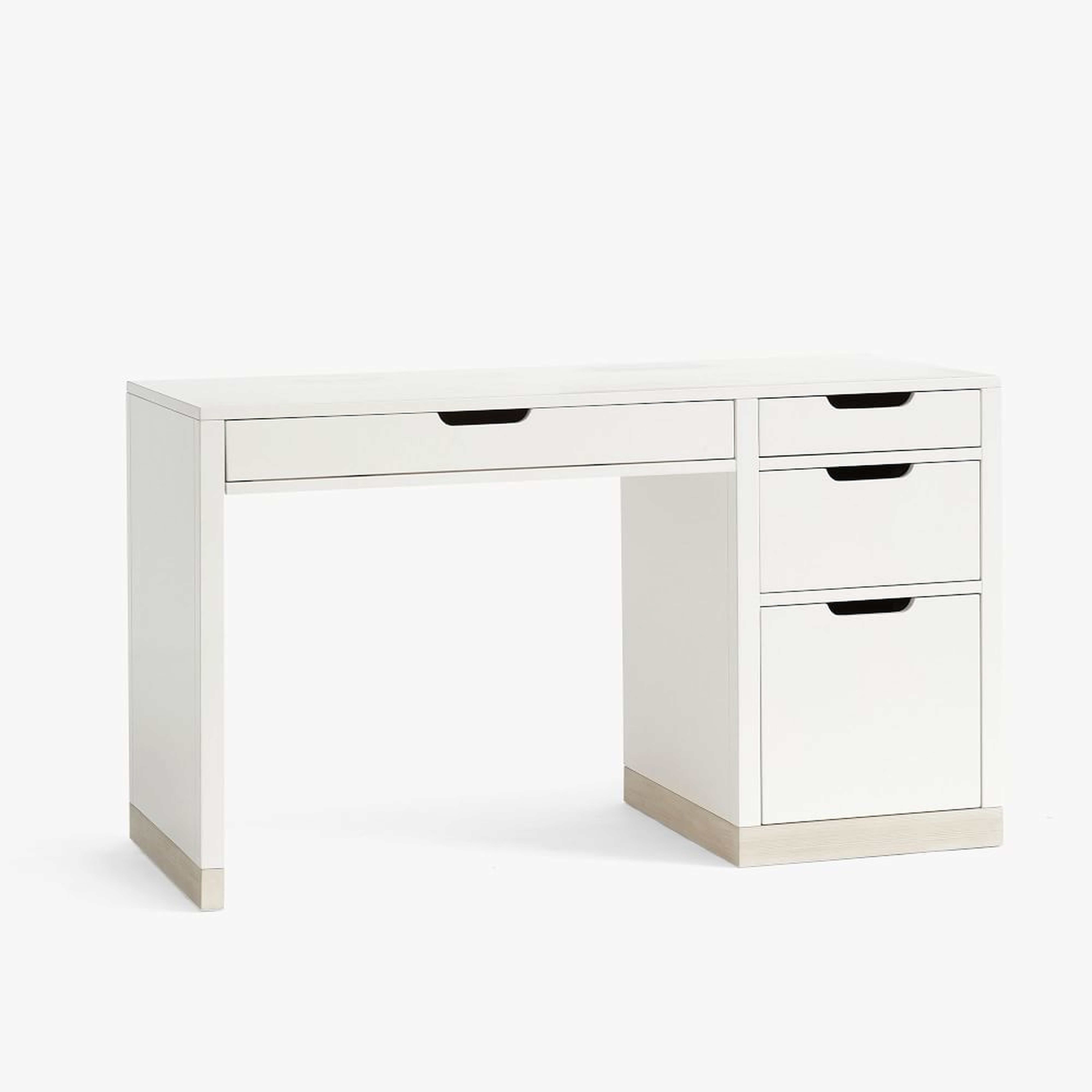 Rhys Desk, Weathered White/Simply White, WE Kids - West Elm