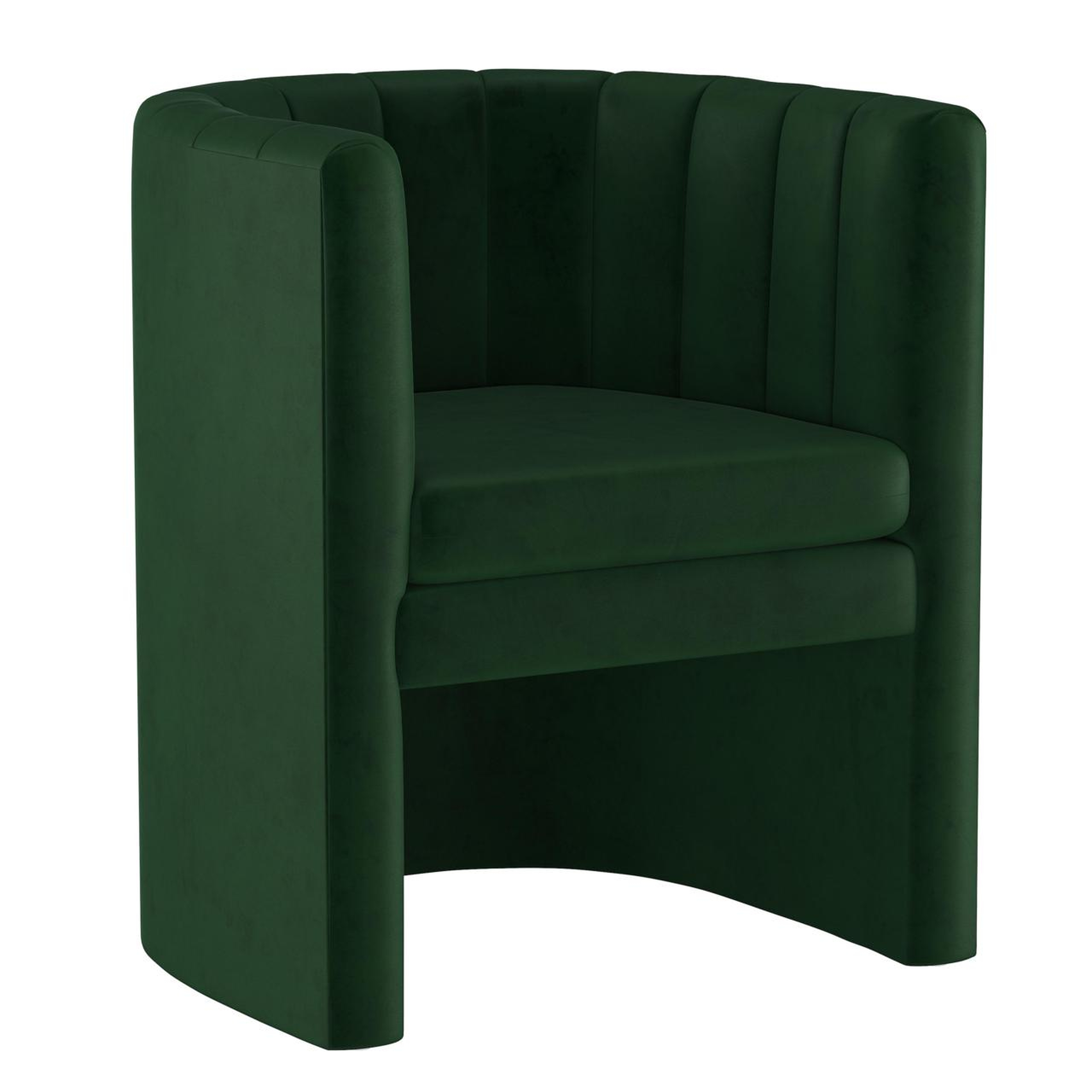 Wellshire Chair, Emerald Velvet - Studio Marcette