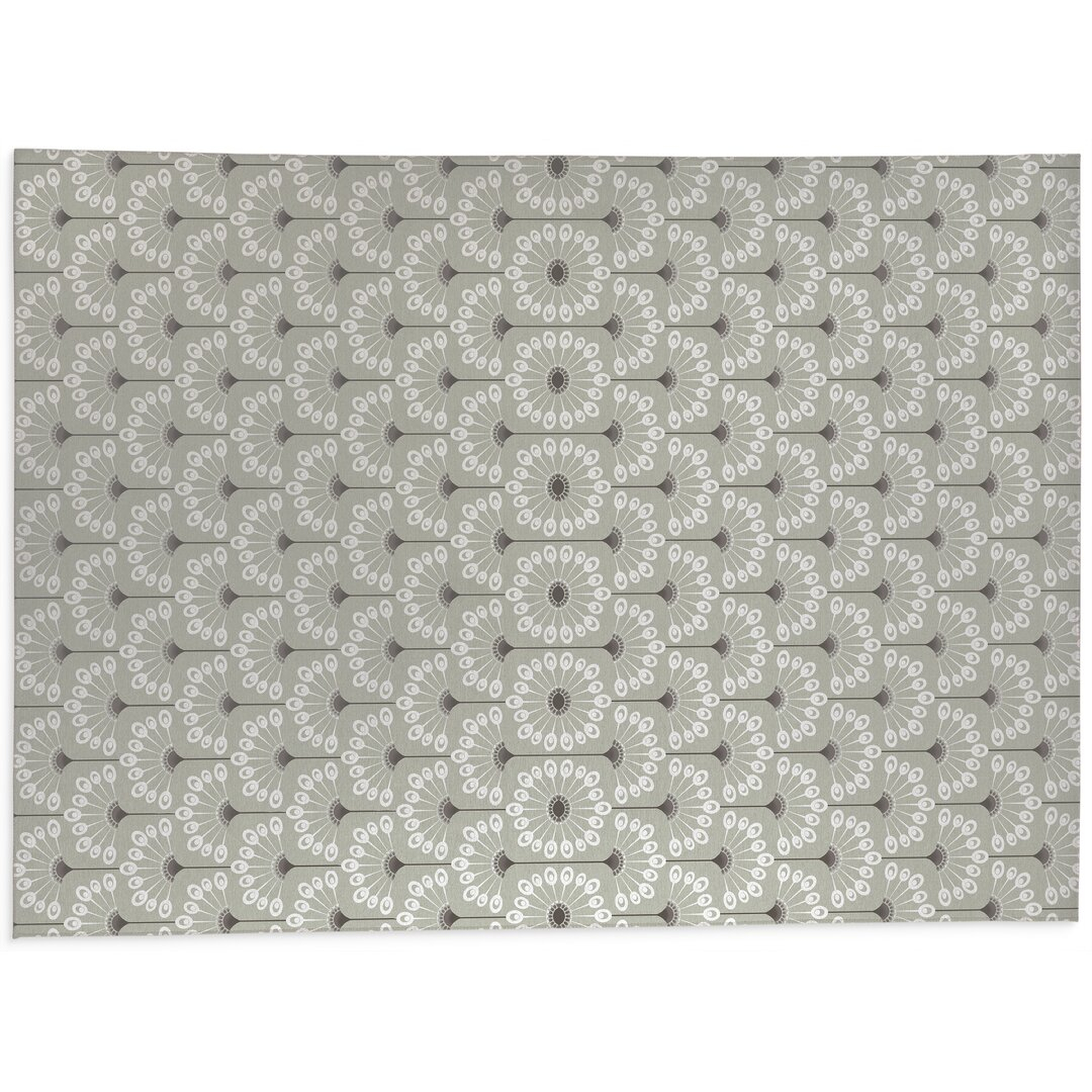KAVKA DESIGNS Fan Office Mat by Kavka Designs - Perigold