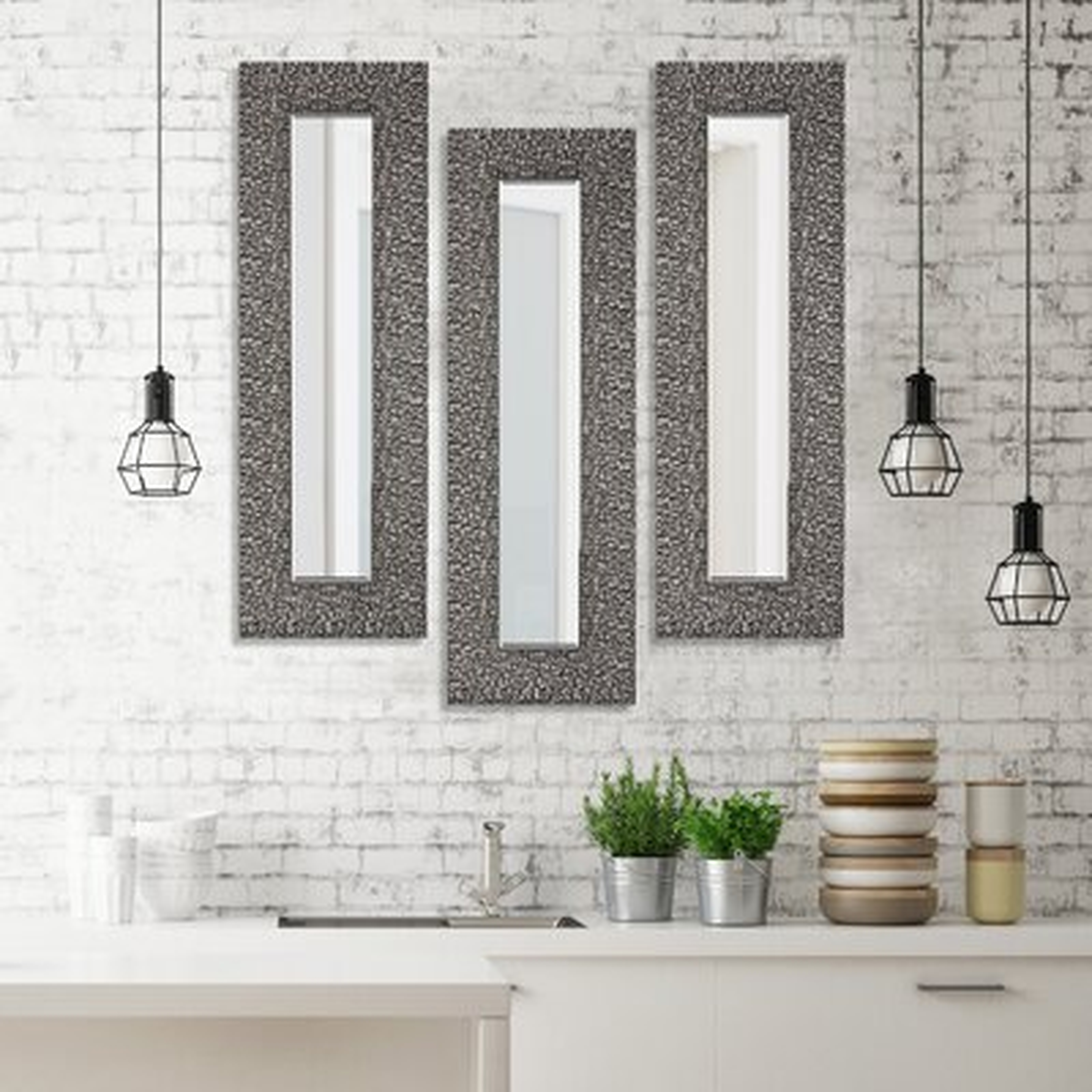 Nisswa 3 Piece Narrow Designer Accent Mirror Set - Wayfair