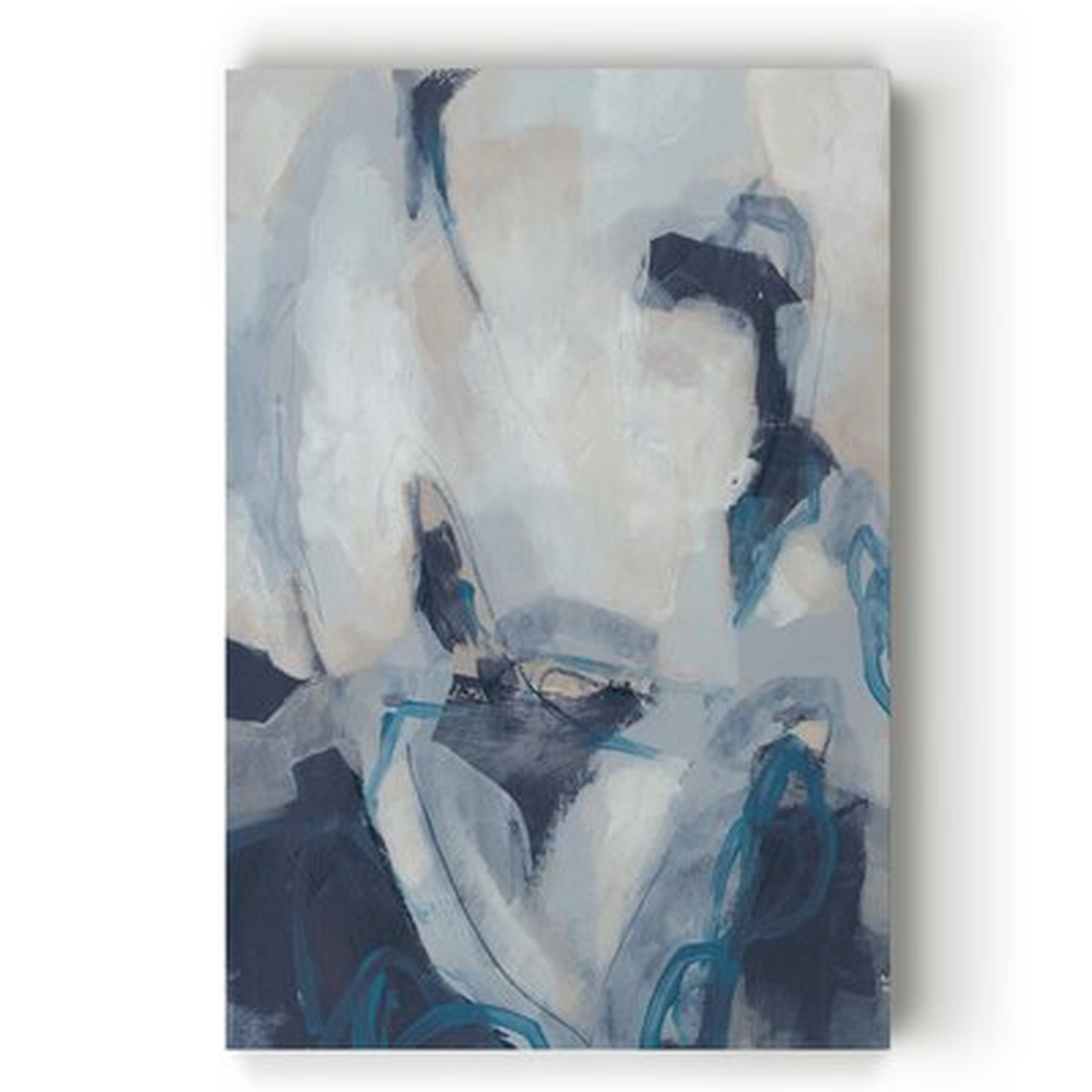 'Blue Process II' - Painting Print on Canvas - Wayfair