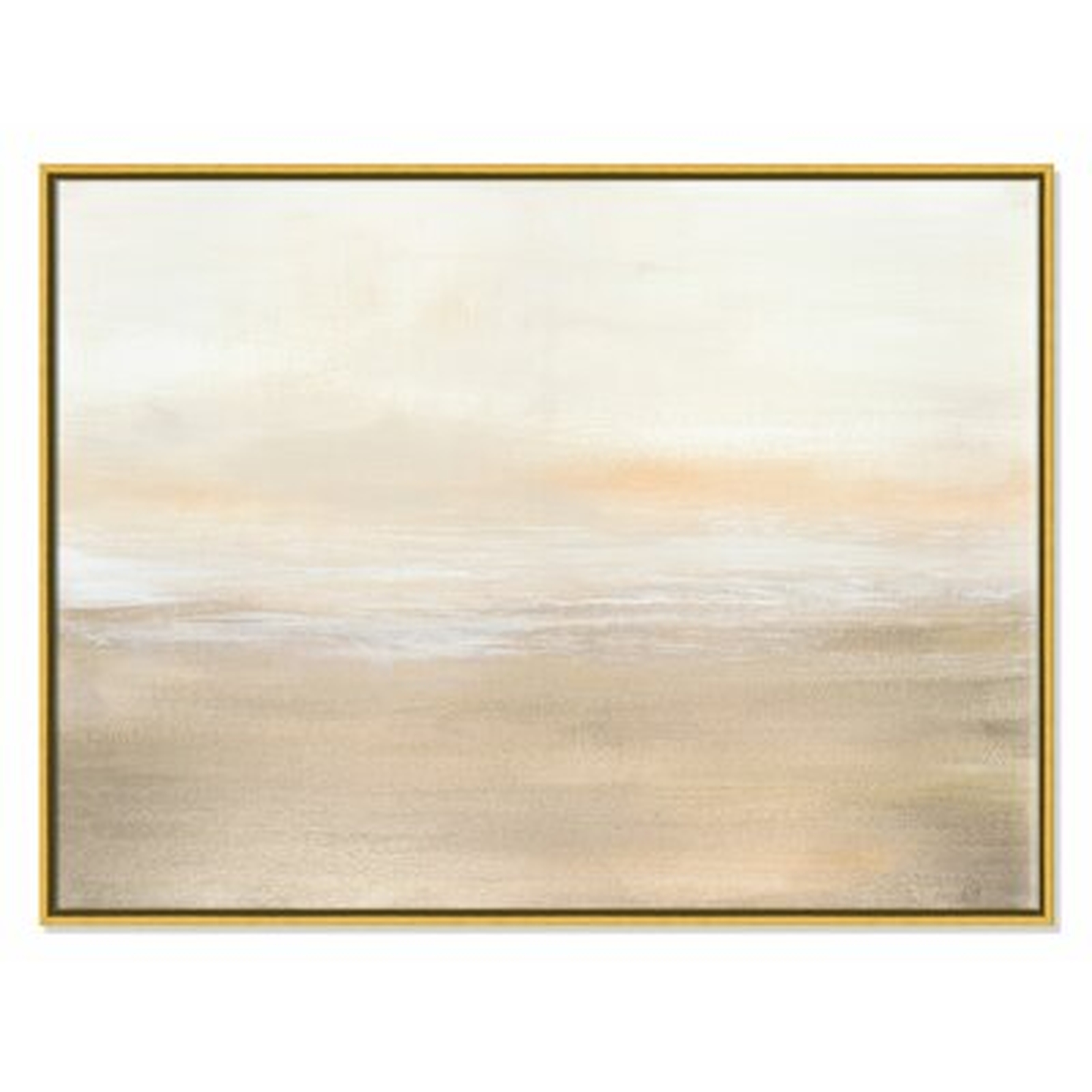 Morning Calm - Floater Frame Painting Print on Canvas - Wayfair