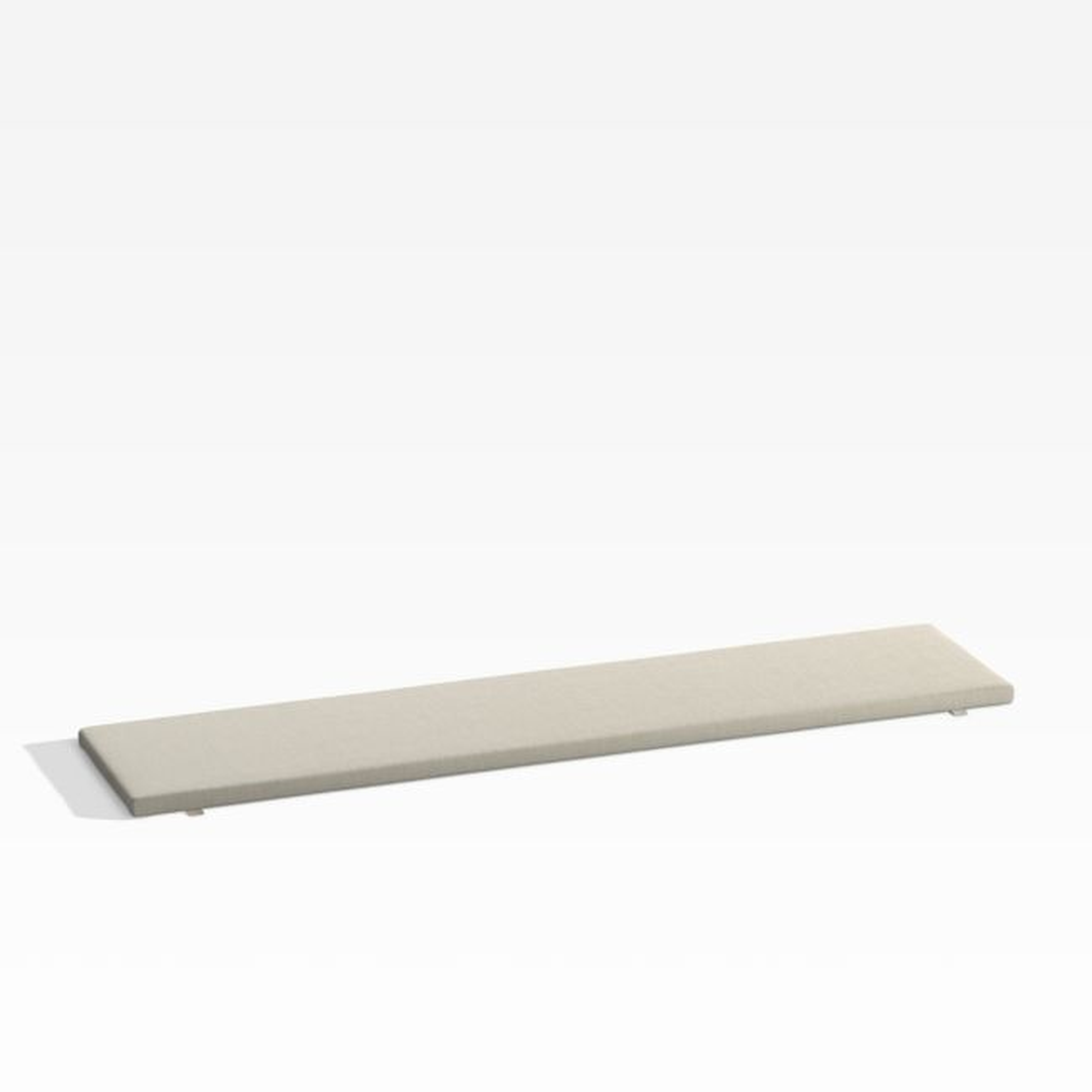Alfresco Silver Sunbrella ® Outdoor Dining Bench Cushion - Crate and Barrel
