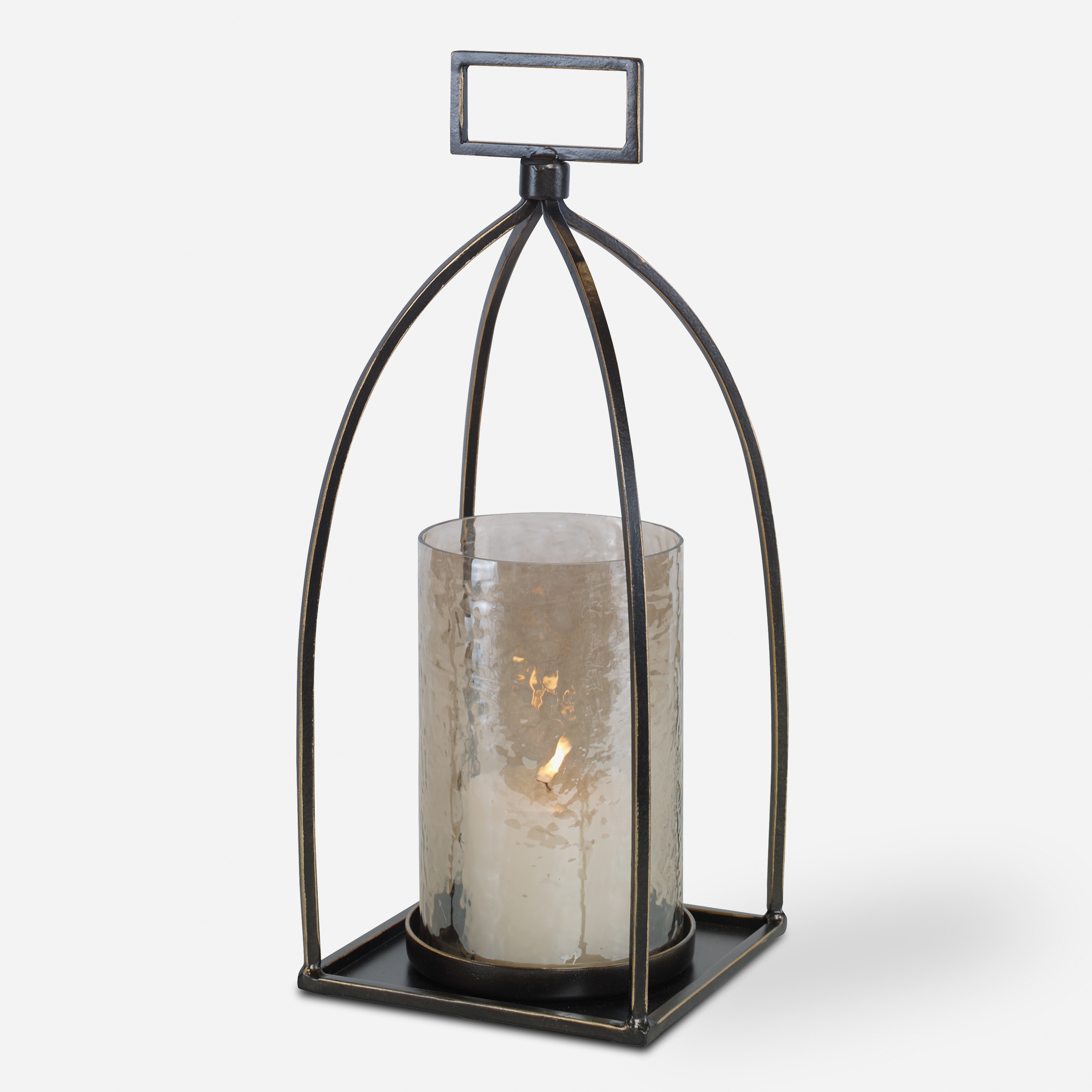 Riad Bronze Lantern Candleholder - Uttermost