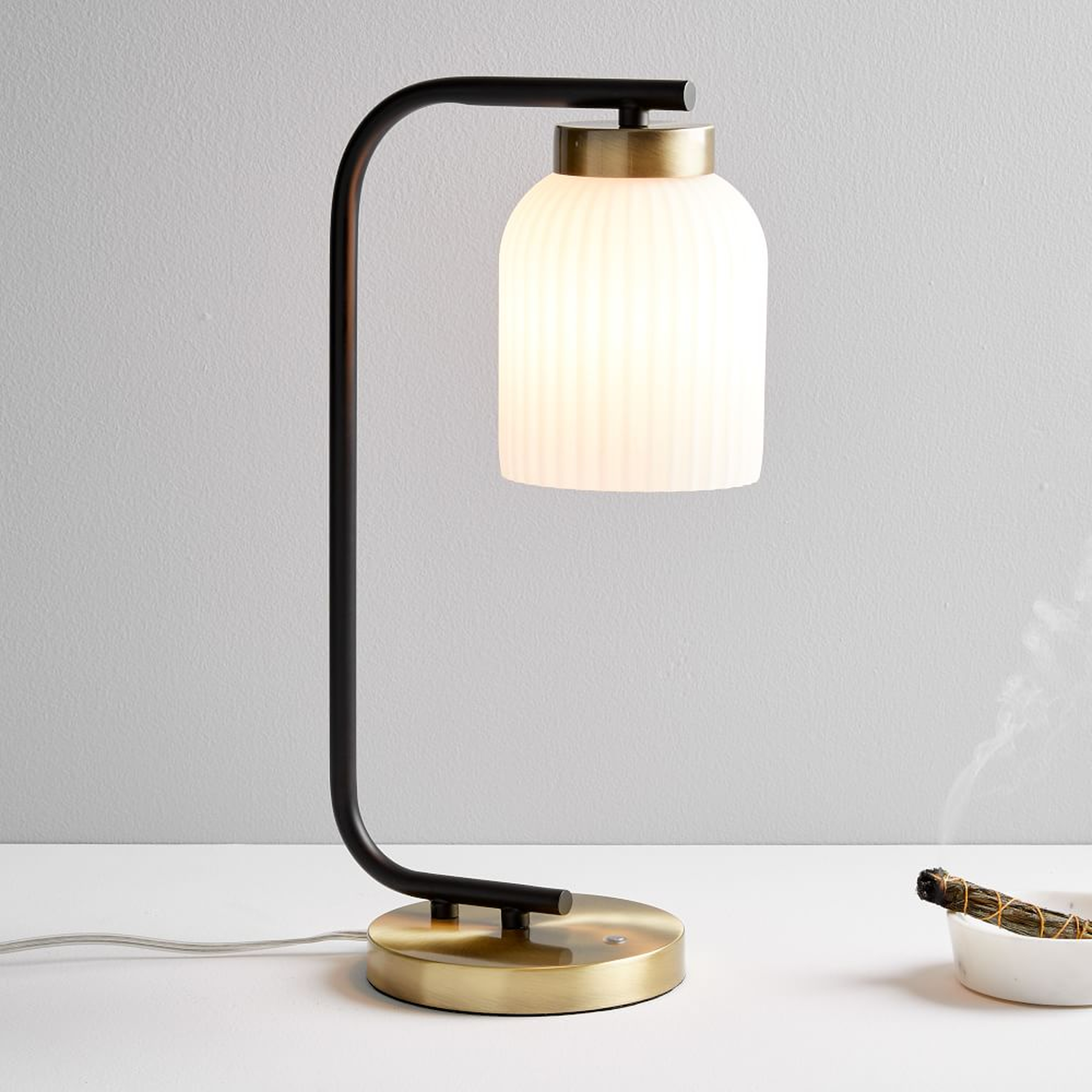 Suspended Glass Table Lamp - West Elm