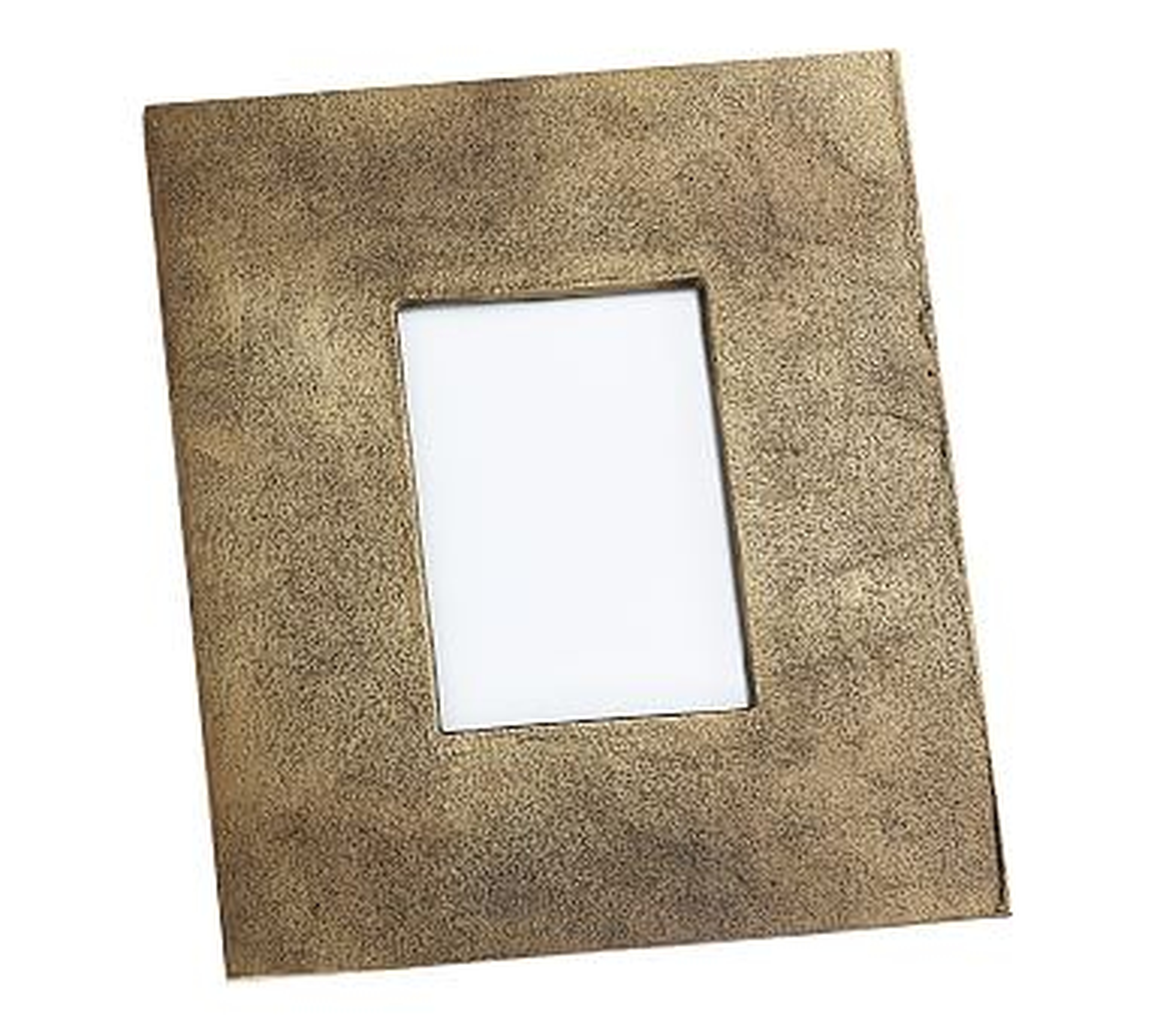 Rena Brass Picture Frame, 5" x 7" (11" x 13" overall) - Pottery Barn