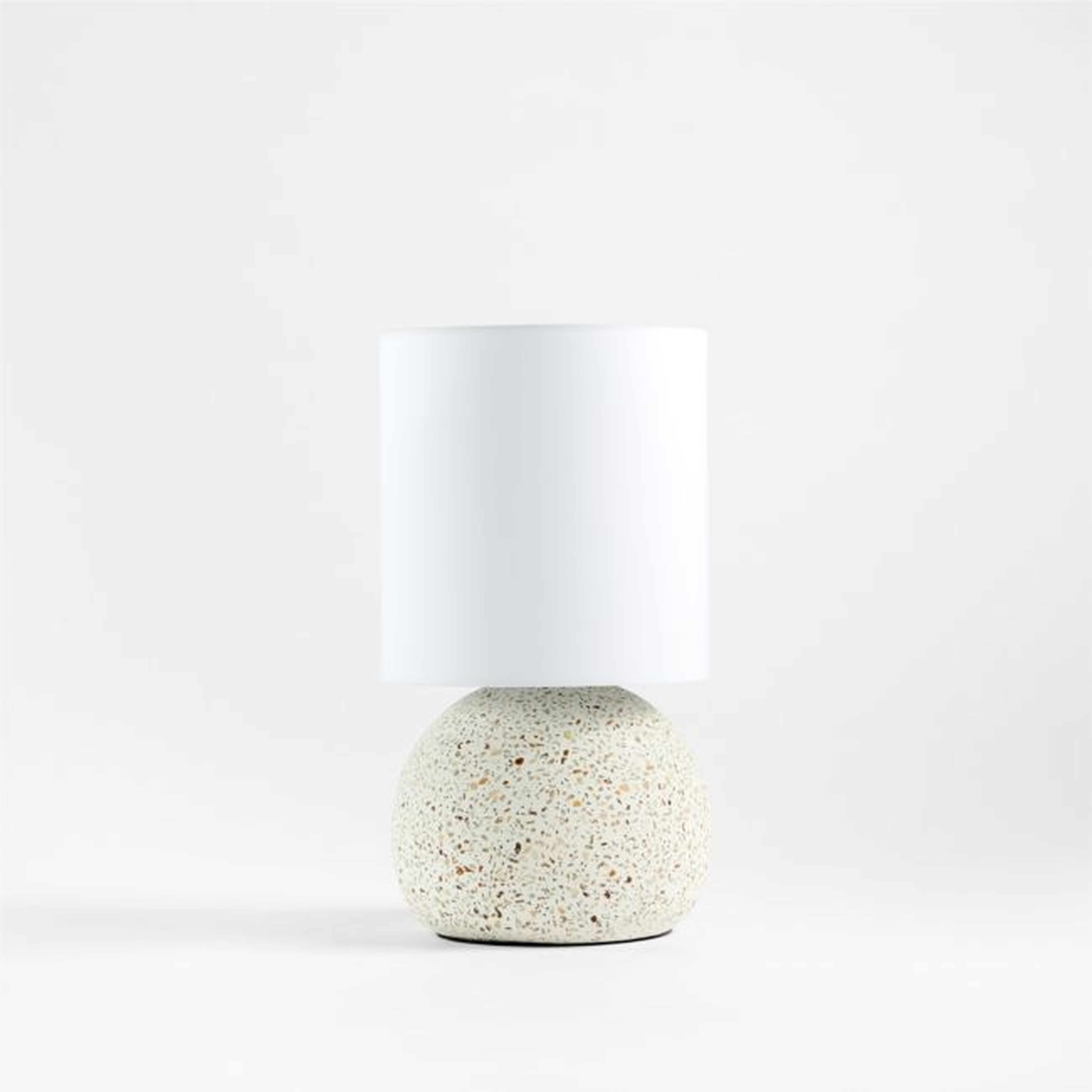 White Terrazzo Kids Table Lamp - Crate & Kids
